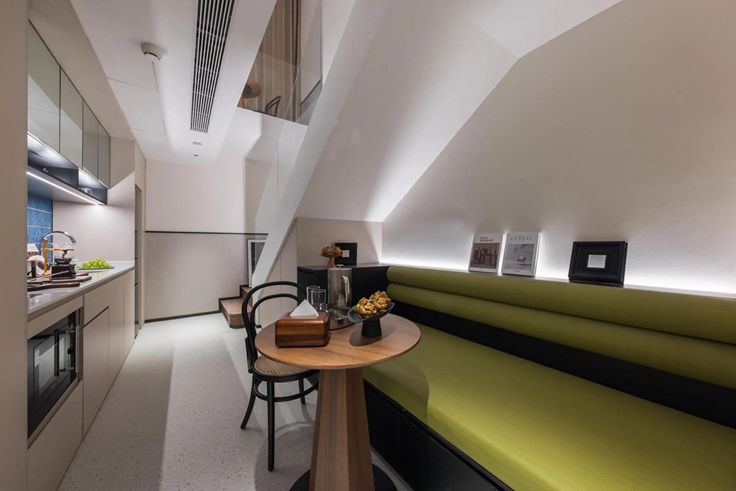 Kitchen or kitchenette in Suisse Place Beijing Jinsong Subway Station