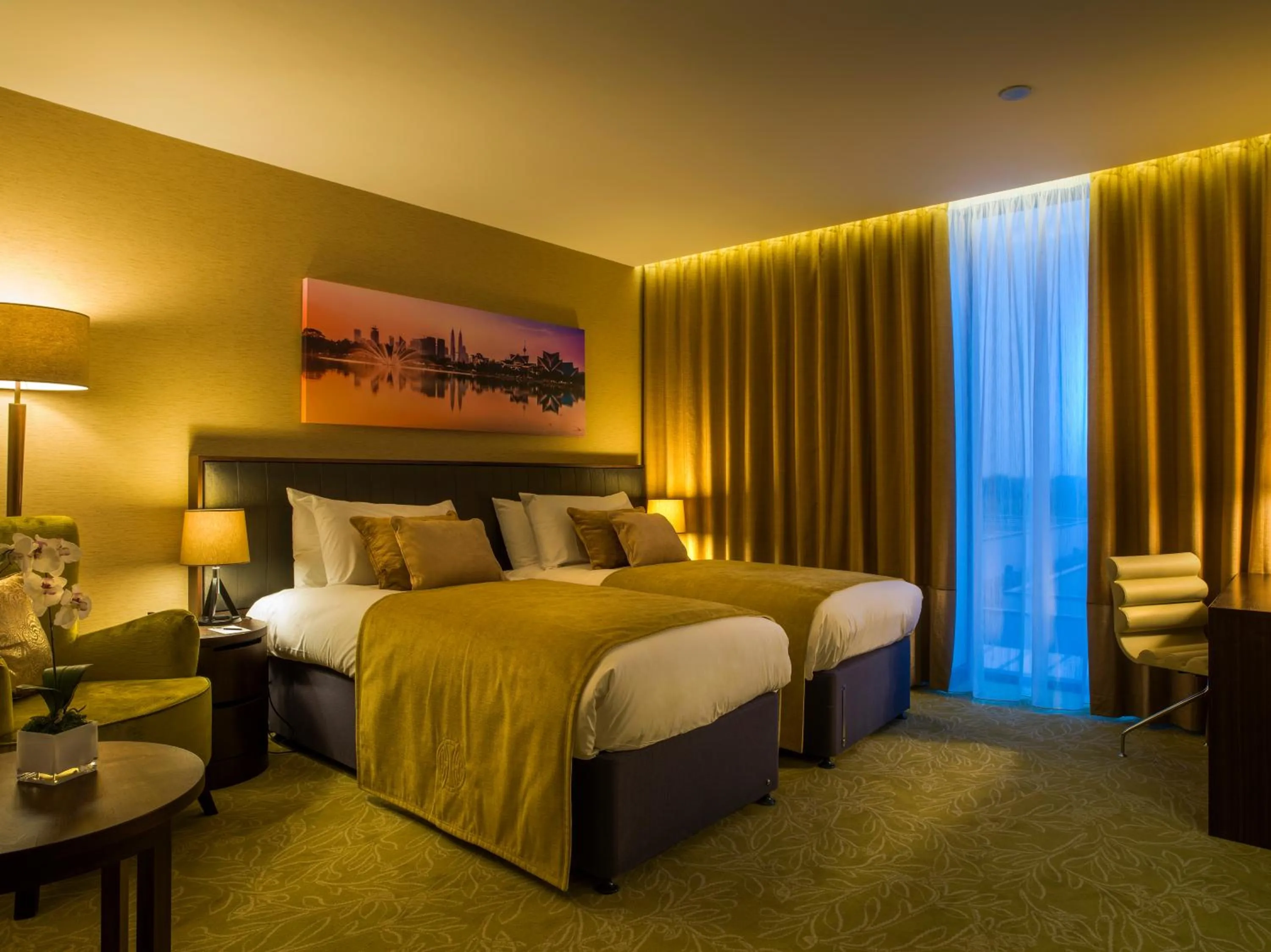 Bed in Genting Hotel & Spa at Resorts World Birmingham