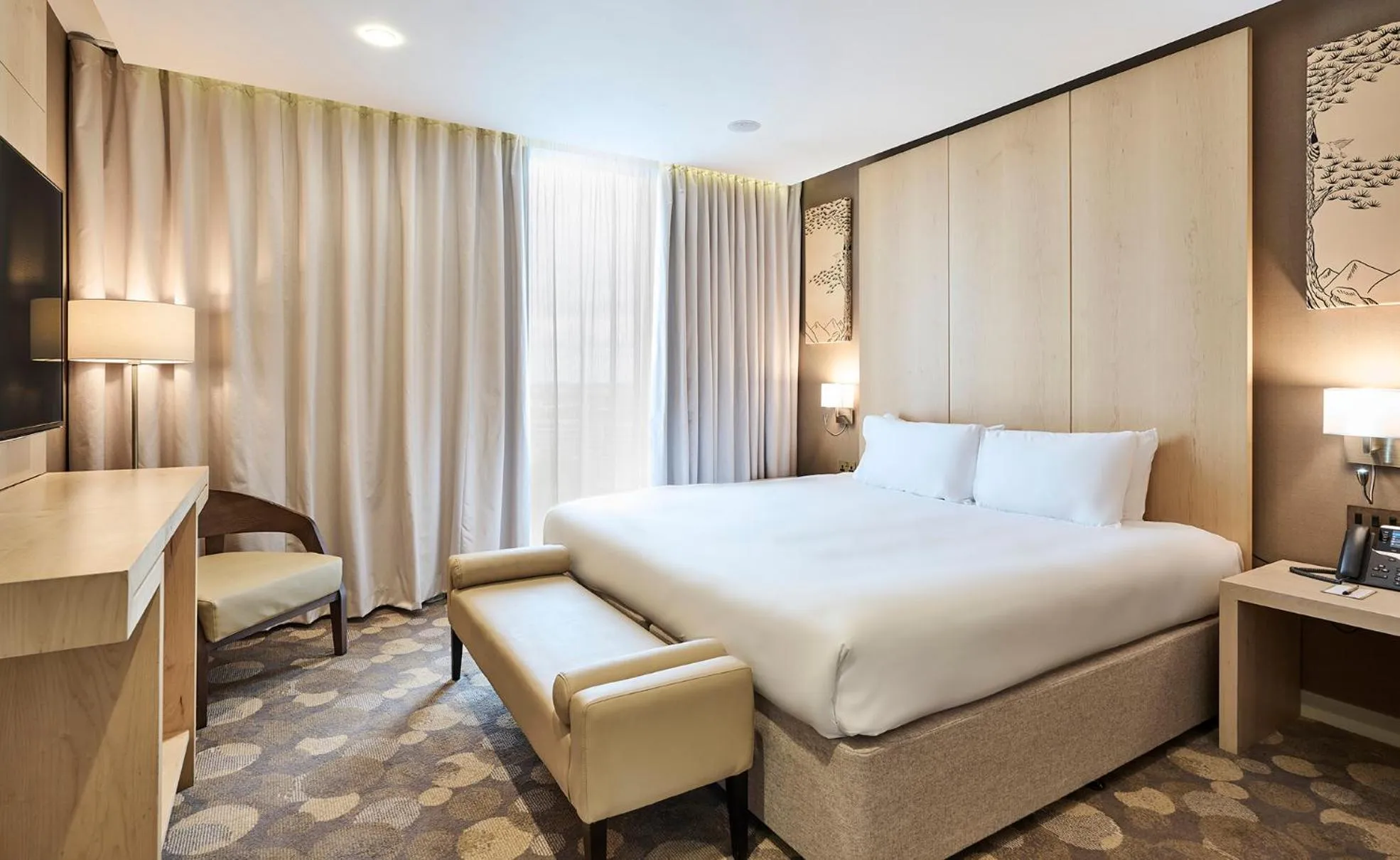 Bedroom, Bed in Genting Hotel & Spa at Resorts World Birmingham