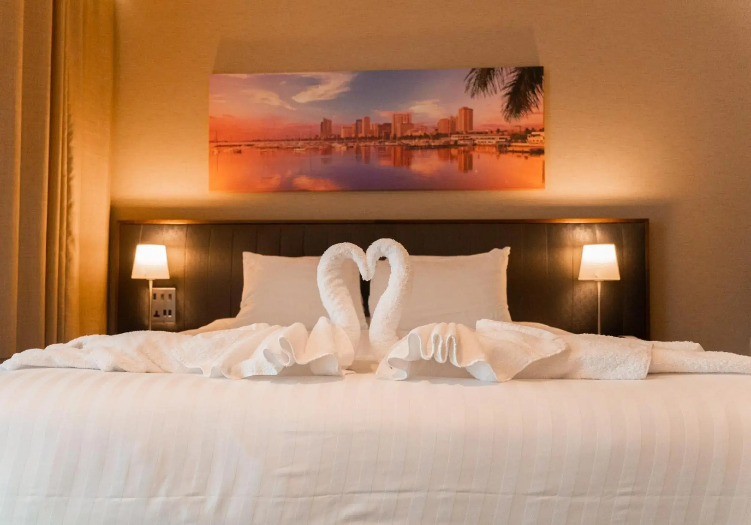 Bed in Genting Hotel & Spa at Resorts World Birmingham Bed in Genting Hotel & Spa at Resorts World Birmingham