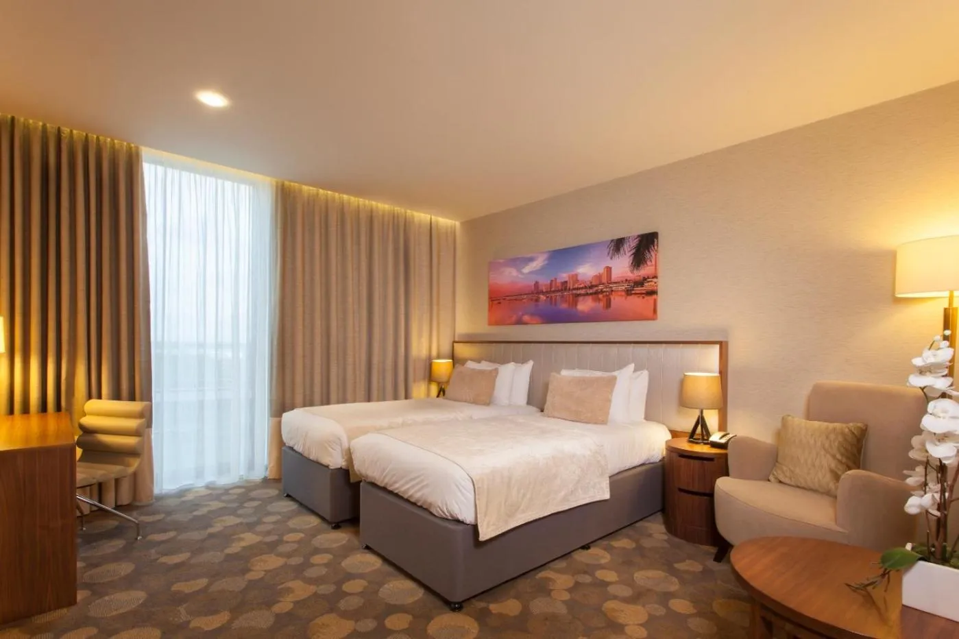 Bed in Genting Hotel & Spa at Resorts World Birmingham