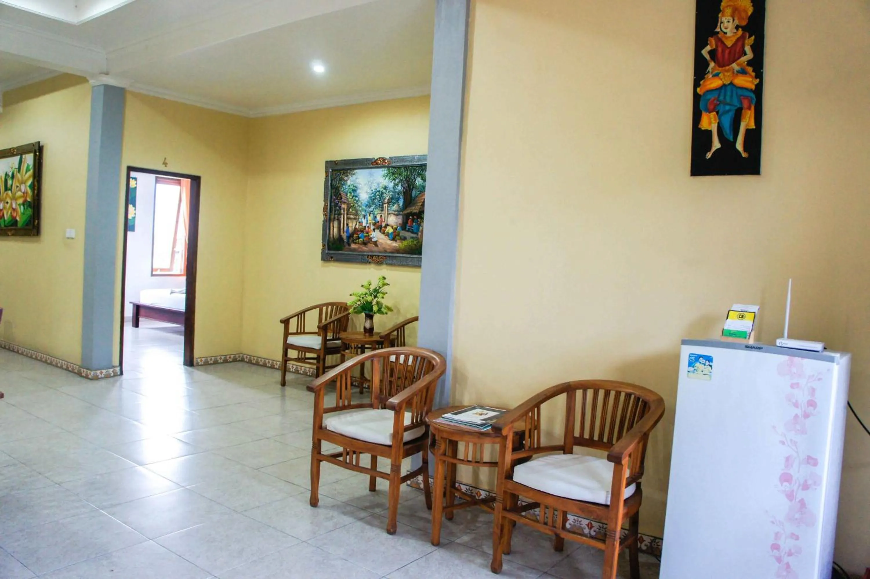 Decorative detail in Adi Homestay