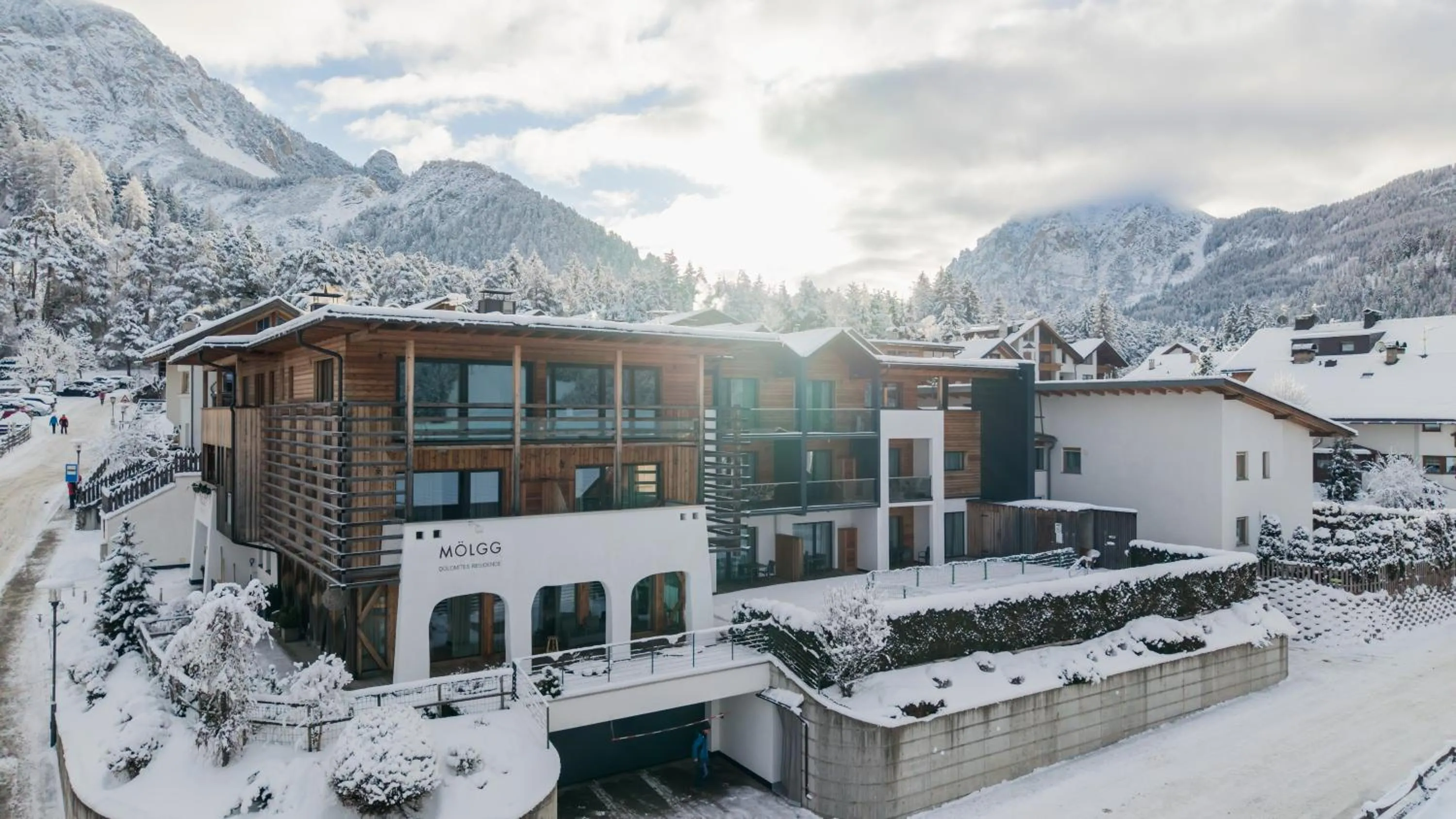 Winter in Mölgg Dolomites Residence