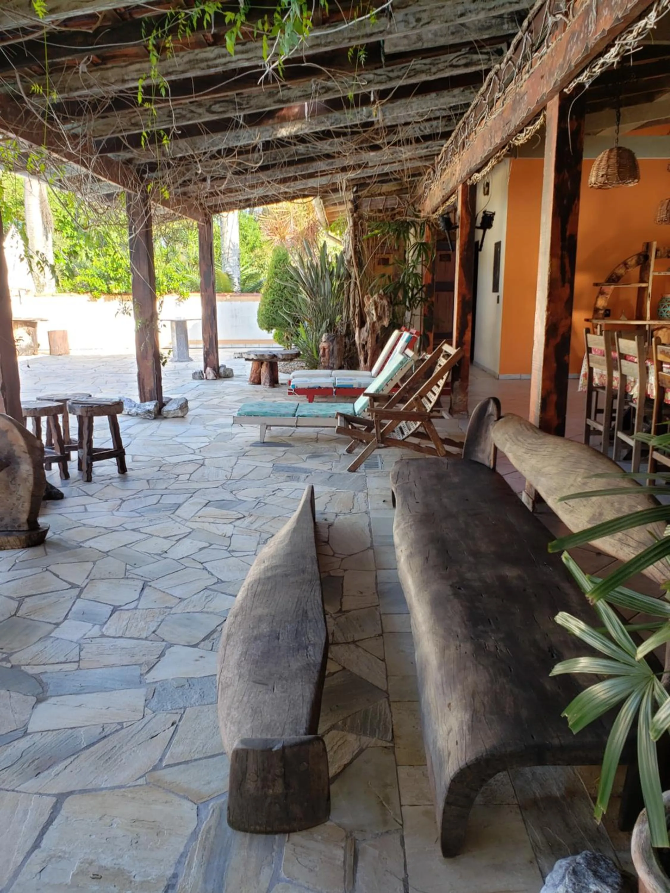 Patio in Pousada Atelier Aly da Costa