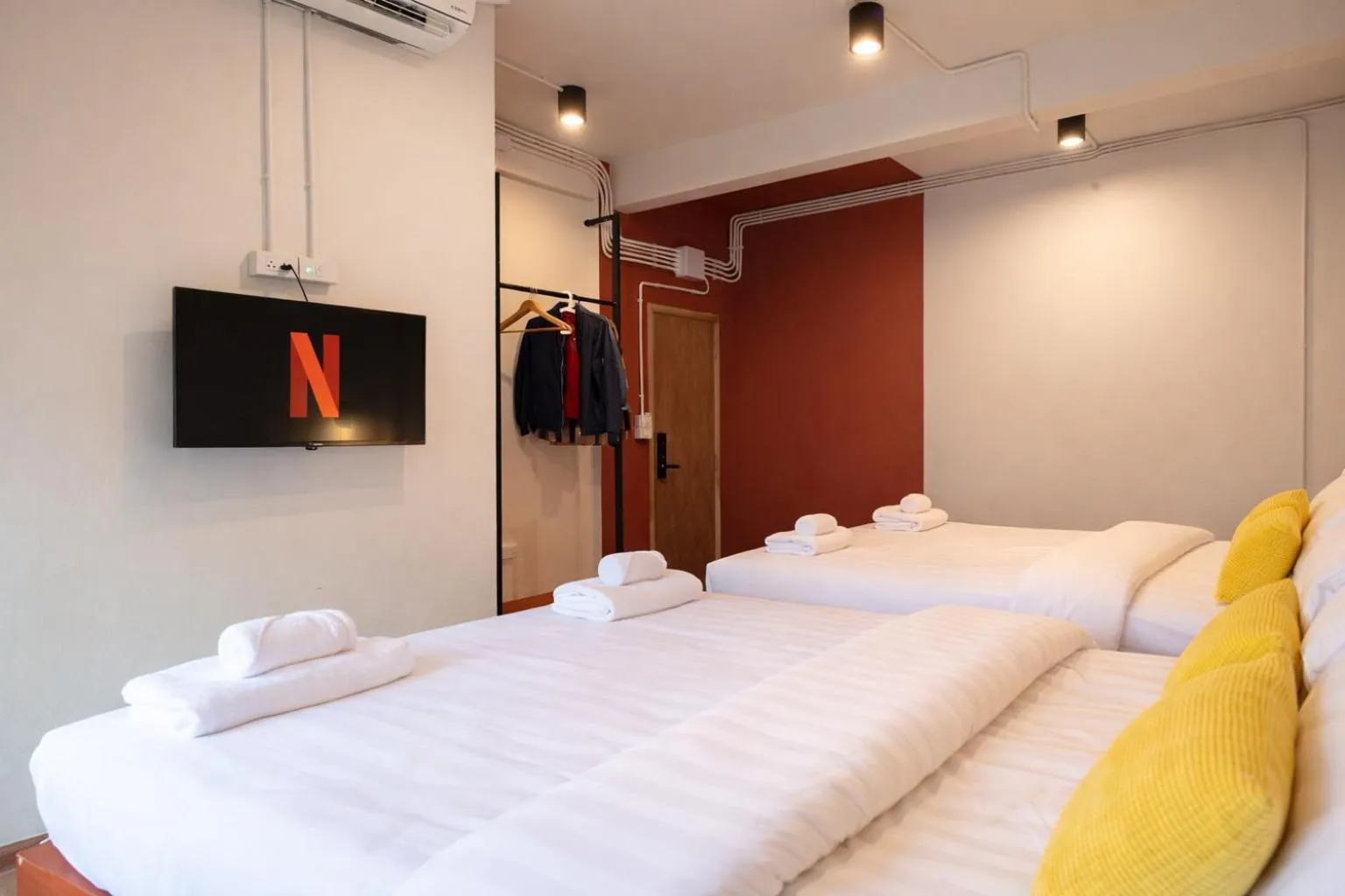 Bed in Samyan Story Boutique Hotel