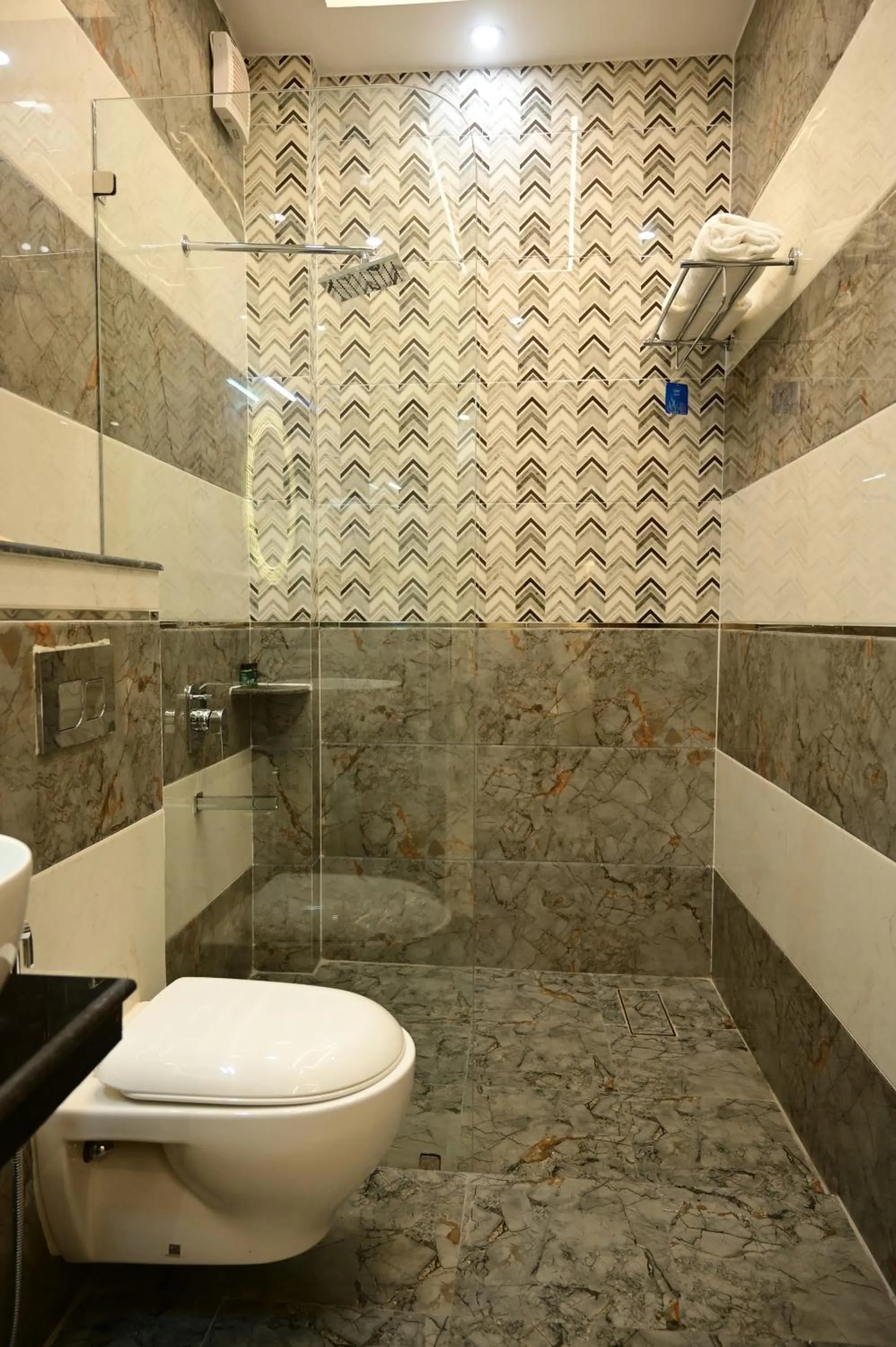 Shower in Hotel Vedic Inn