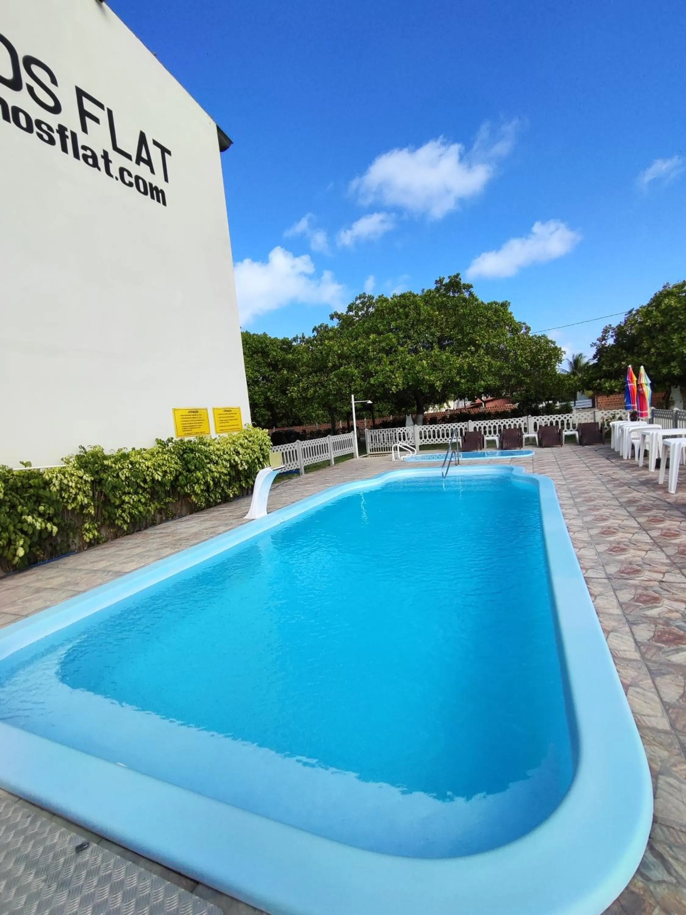 Pool view in Divinos Flat Carneiros