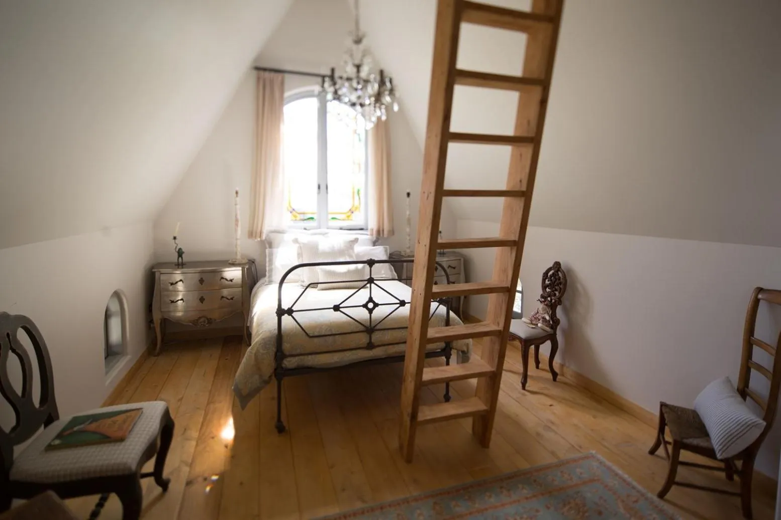 Bed in The French Country House, Tauranga