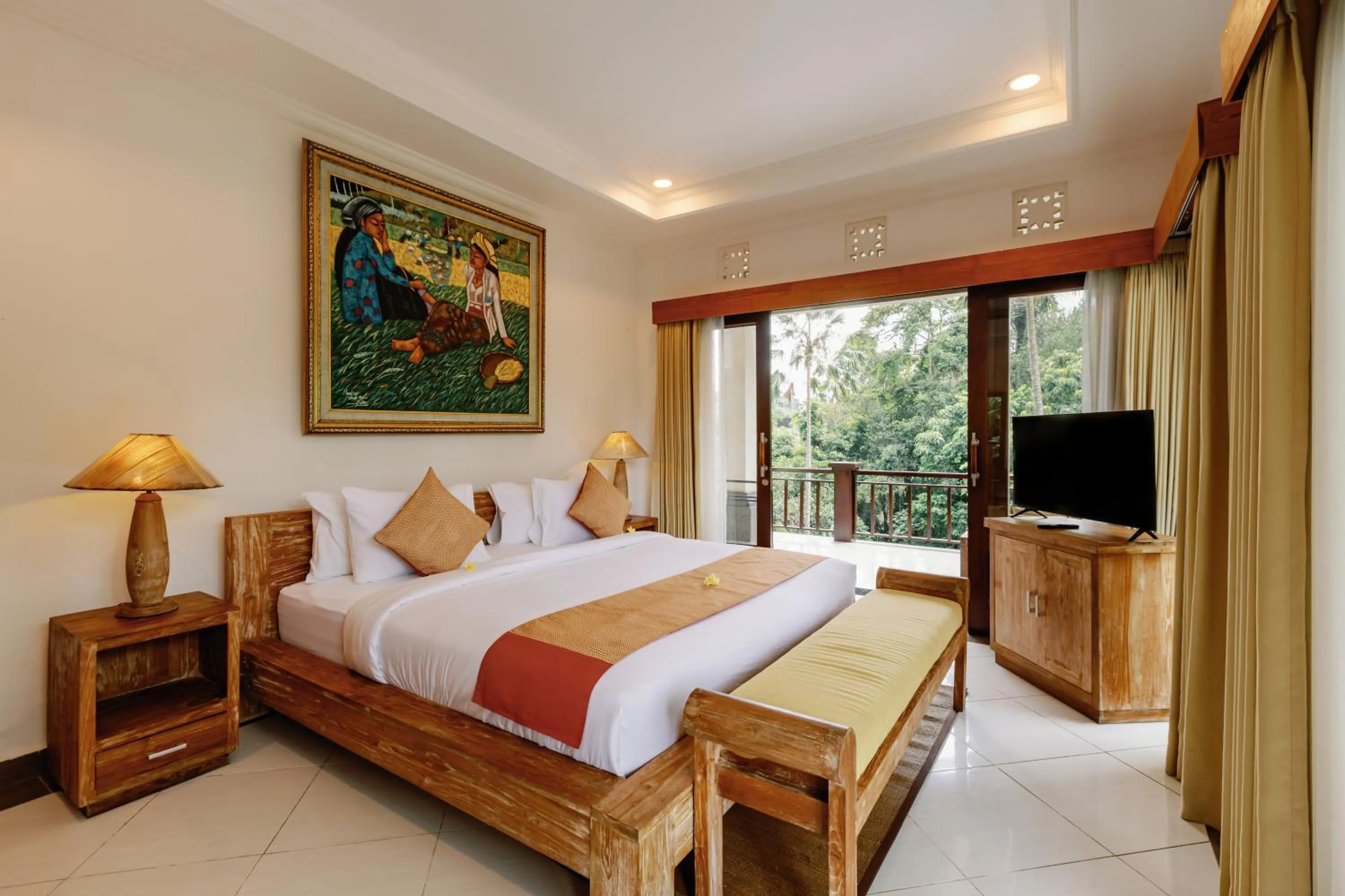 Bedroom, Bed in Puri Payogan Villa