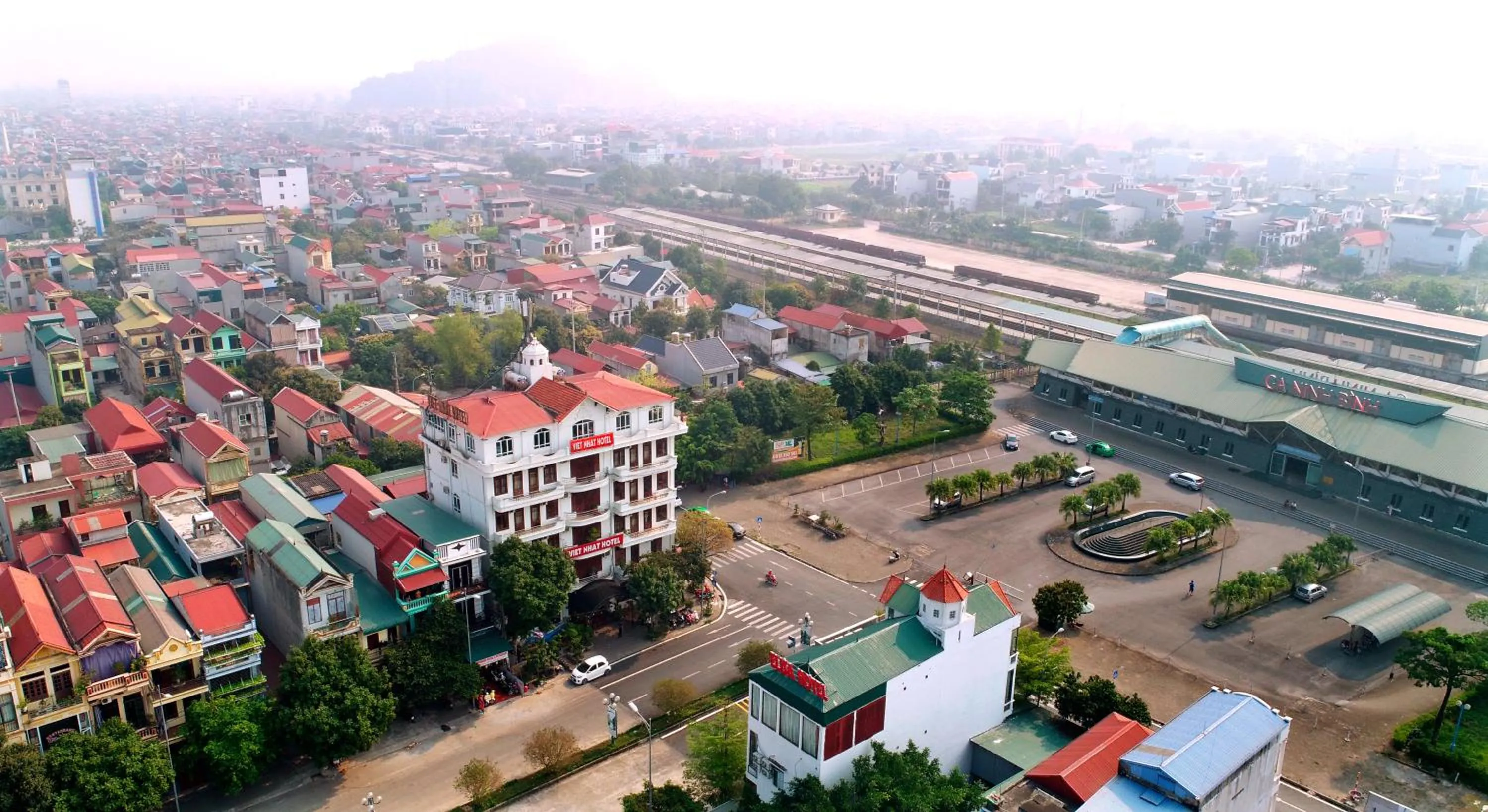 Bird's eye view in Viet Nhat Hotel