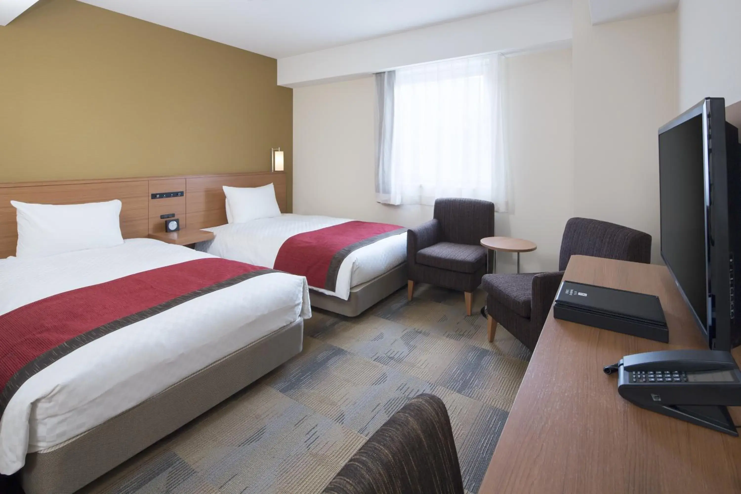 Twin Room - Non-Smoking in Hotel Folkloro Sanrikukamaishi Twin Room - Non-Smoking in Hotel Folkloro Sanrikukamaishi