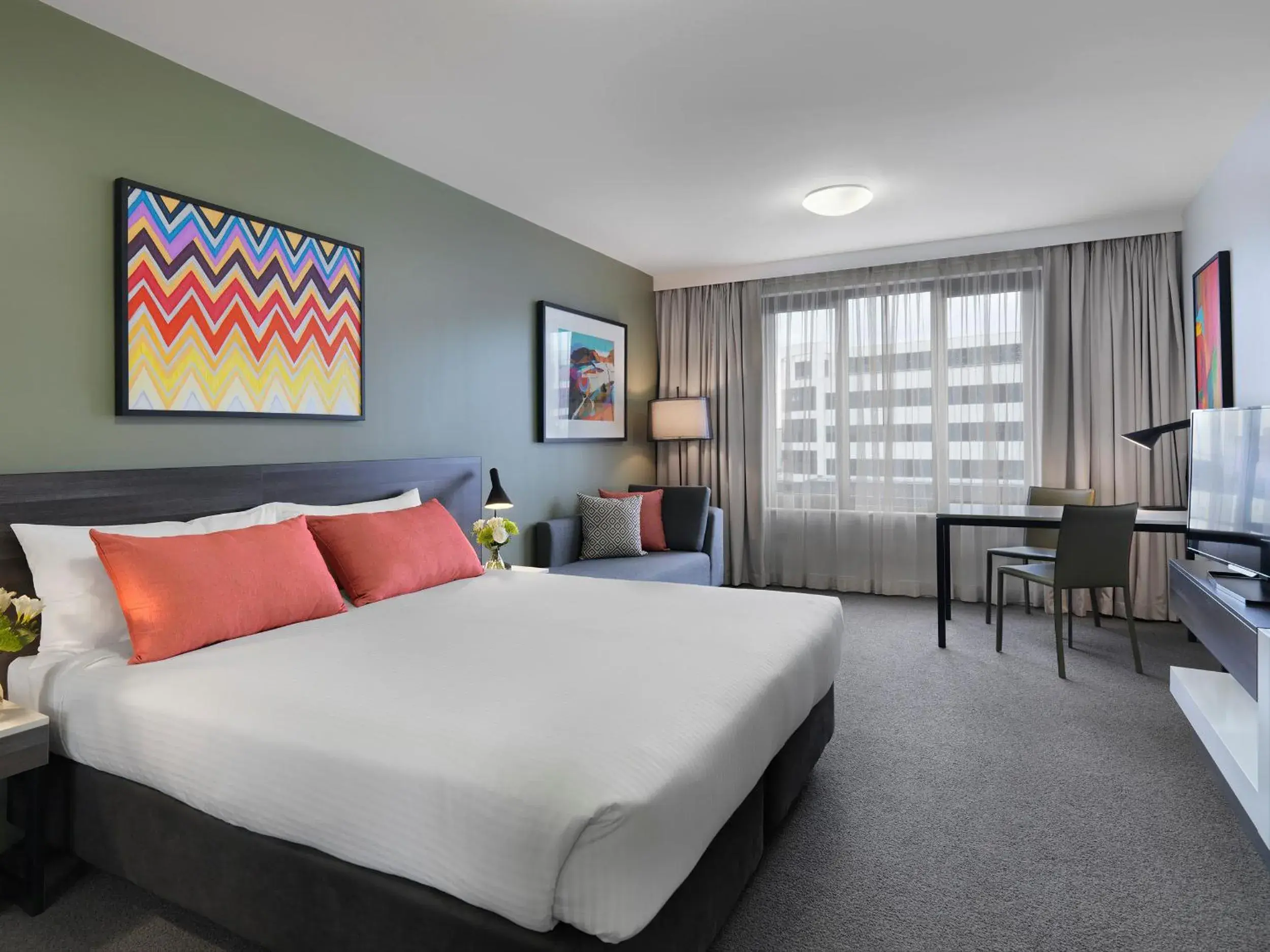 Bed in Adina Apartment Hotel Sydney Airport Bed in Adina Apartment Hotel Sydney Airport