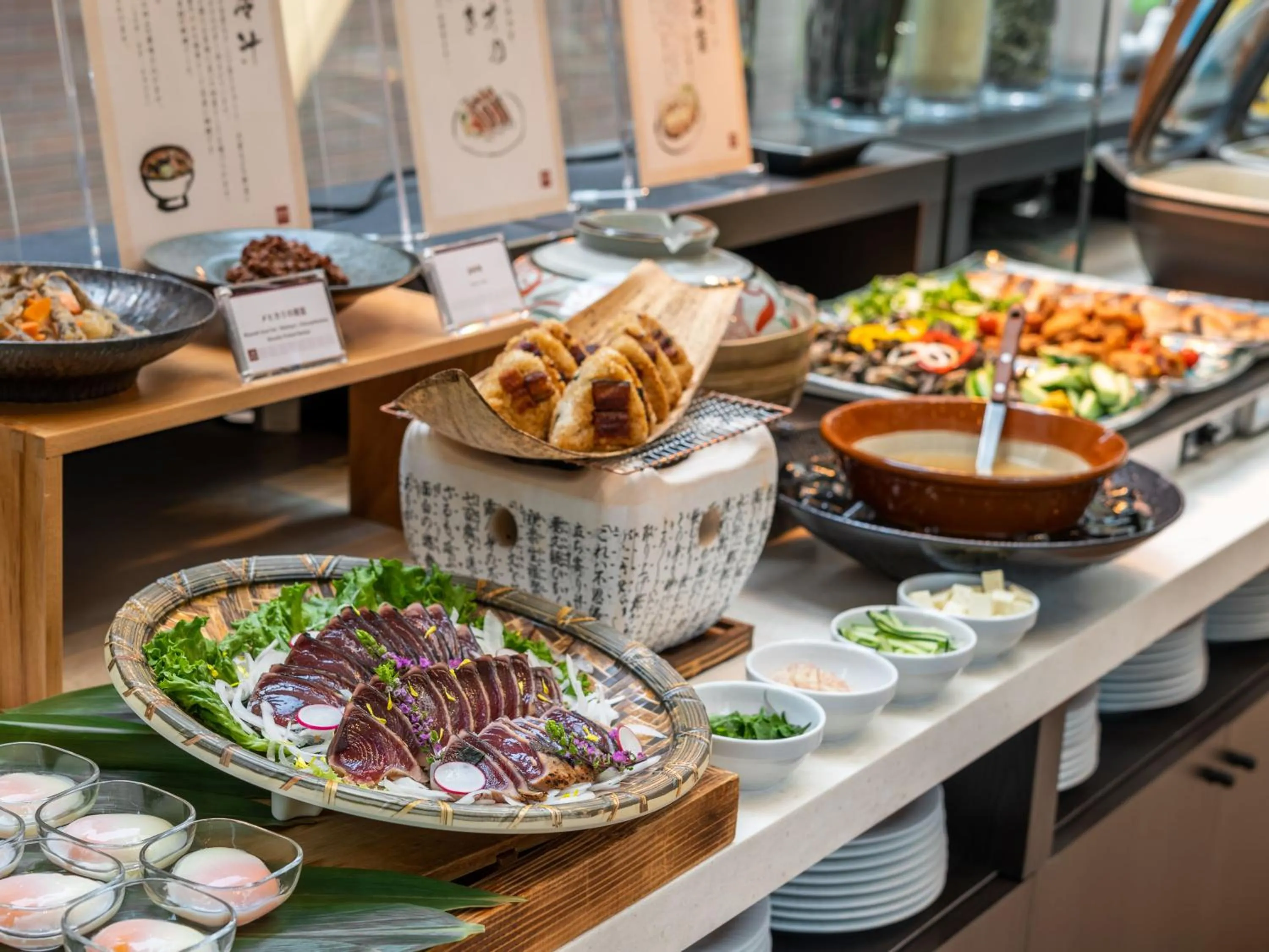 Breakfast in ART HOTEL Miyazaki Sky Tower