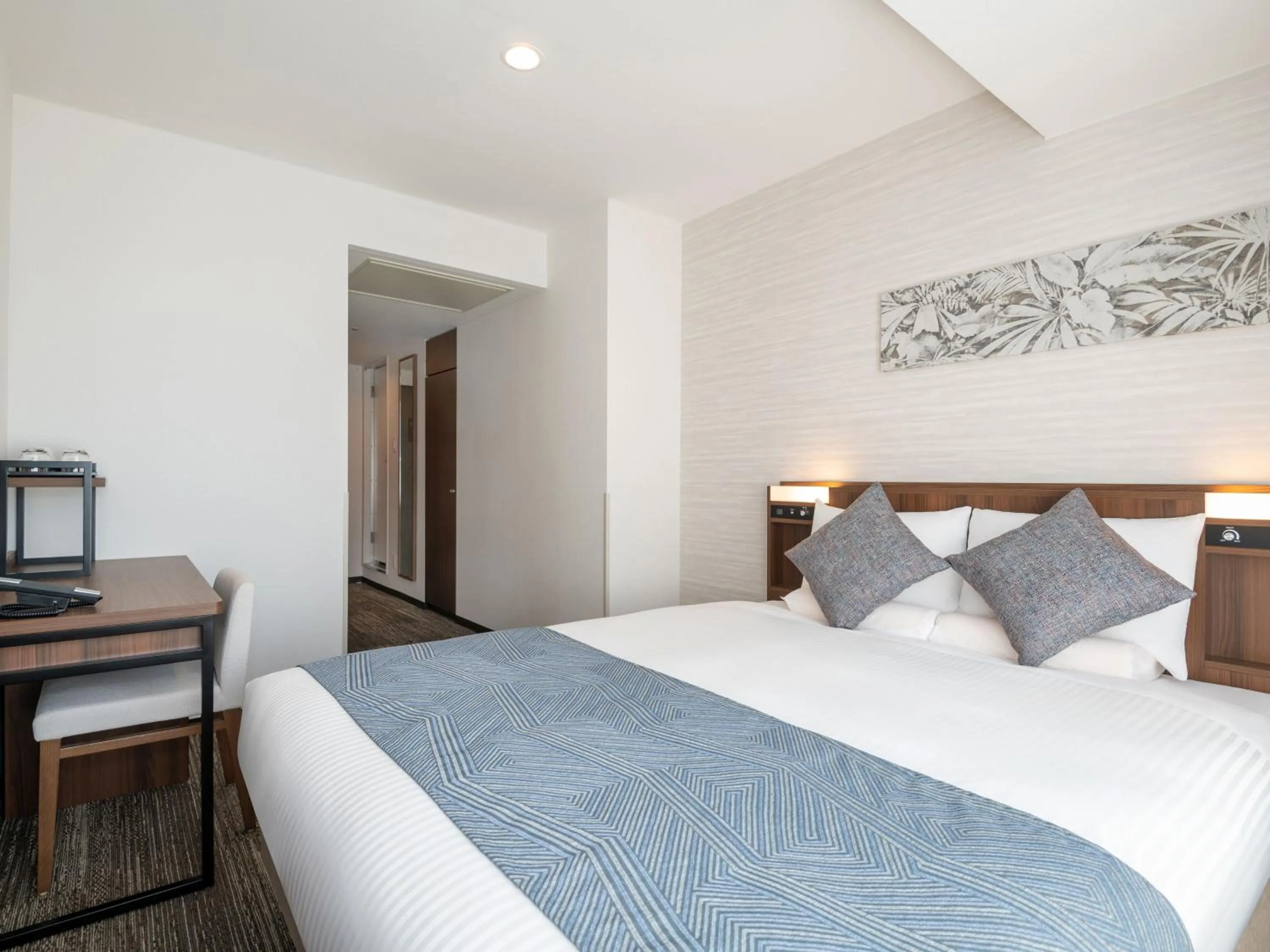 Photo of the whole room, Bed in ART HOTEL Miyazaki Sky Tower