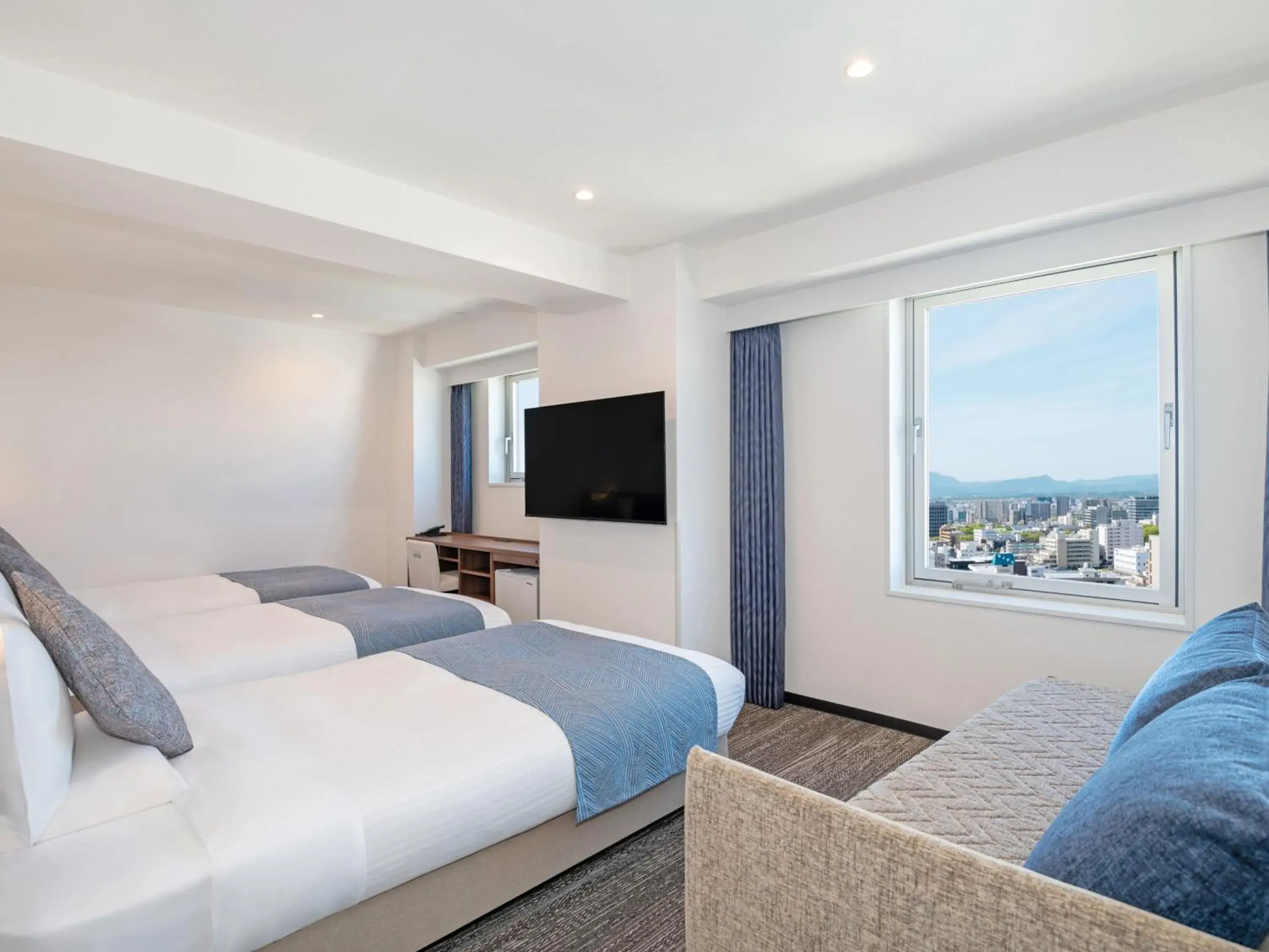 Photo of the whole room, Bed in ART HOTEL Miyazaki Sky Tower Photo of the whole room, Bed in ART HOTEL Miyazaki Sky Tower