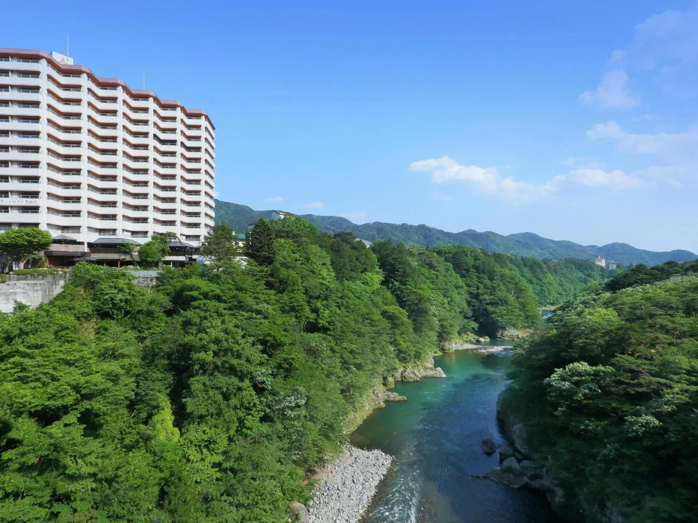 Property building in Hotel Sunshine Kinugawa Property building in Hotel Sunshine Kinugawa