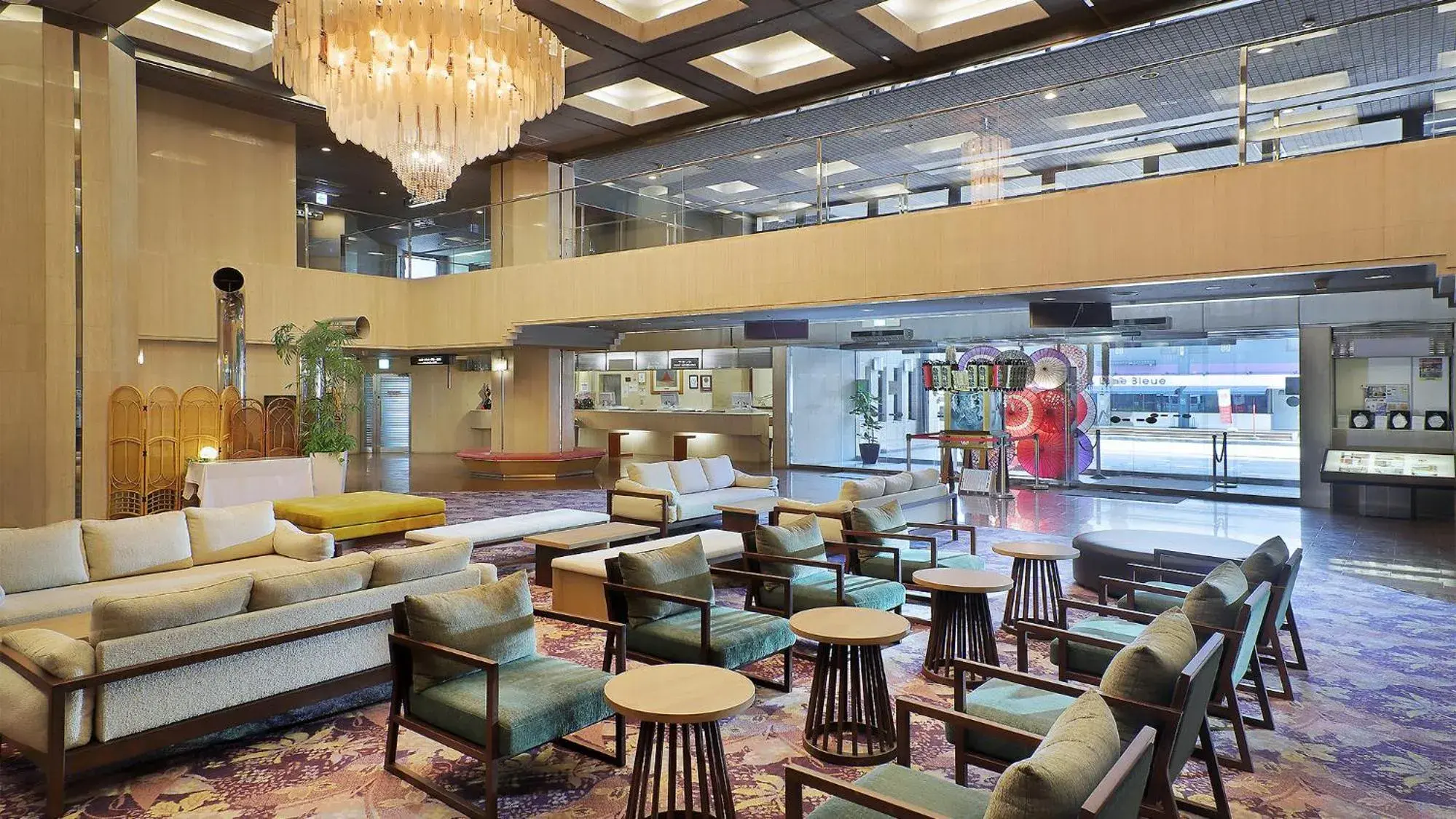 Lobby or reception in Hotel Sunshine Kinugawa Lobby or reception in Hotel Sunshine Kinugawa