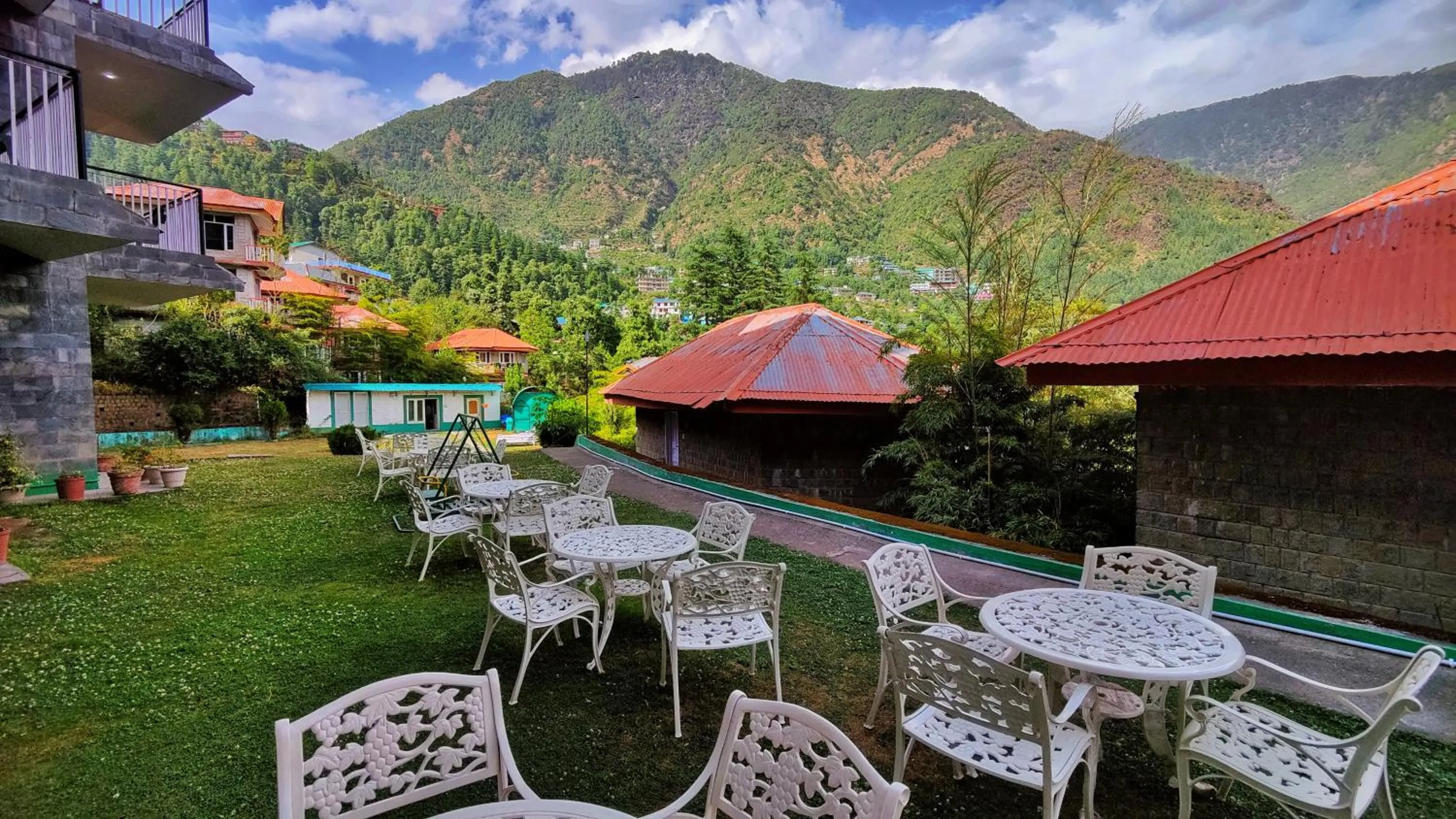Seating area in Gagan Resorts