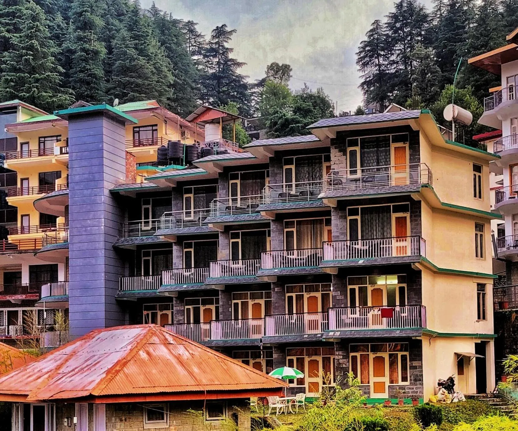 Property building in Gagan Resorts