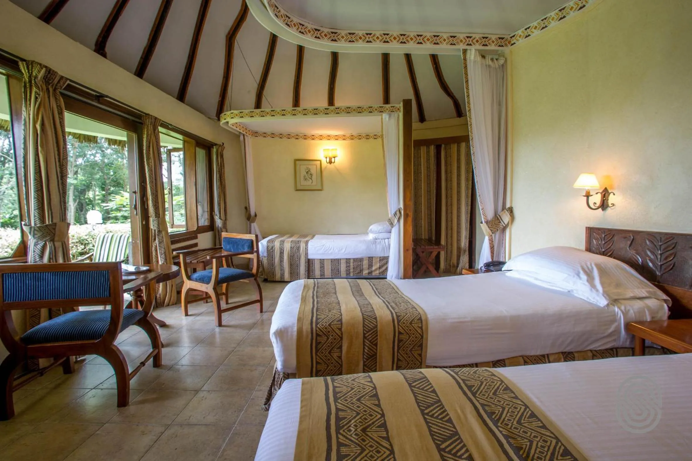 Bed in Arusha Serena Hotel