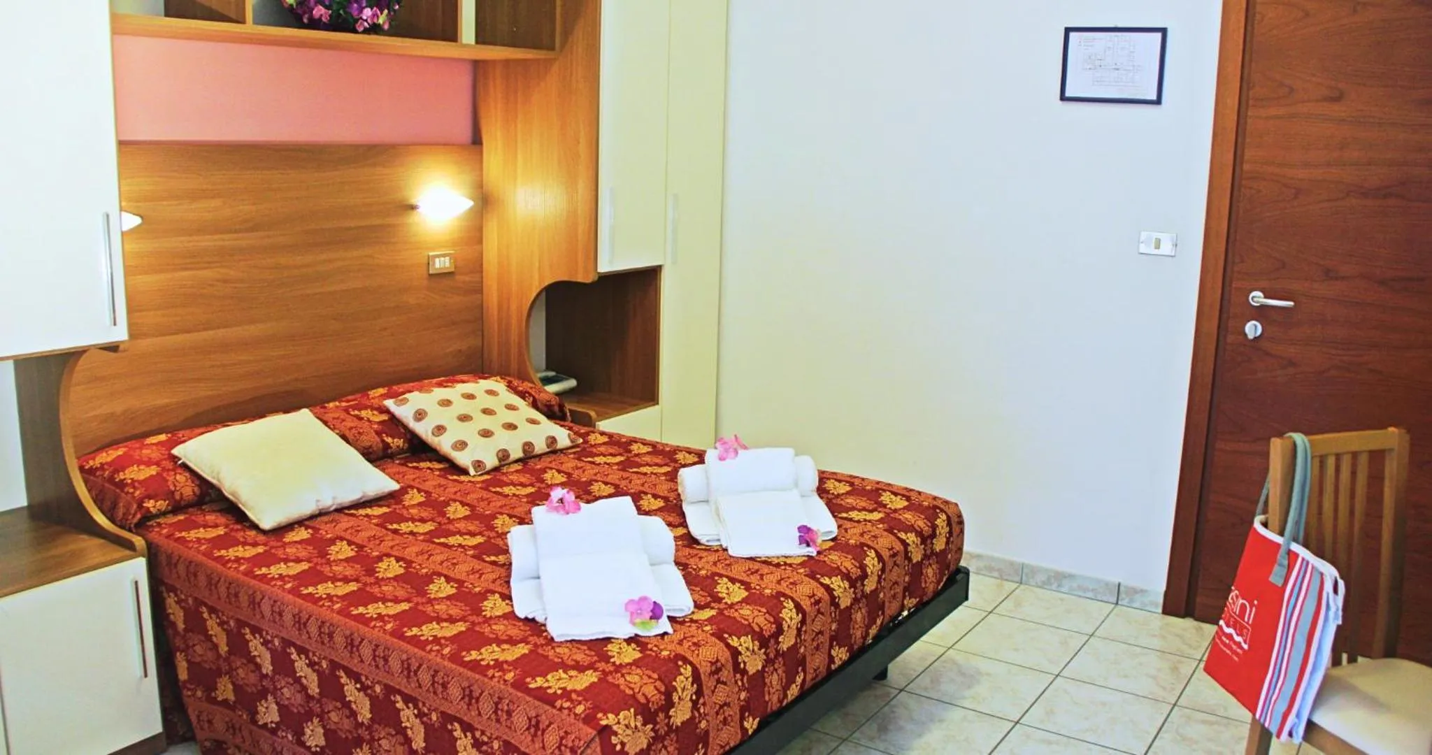 Bedroom, Bed in Hotel Stacchini