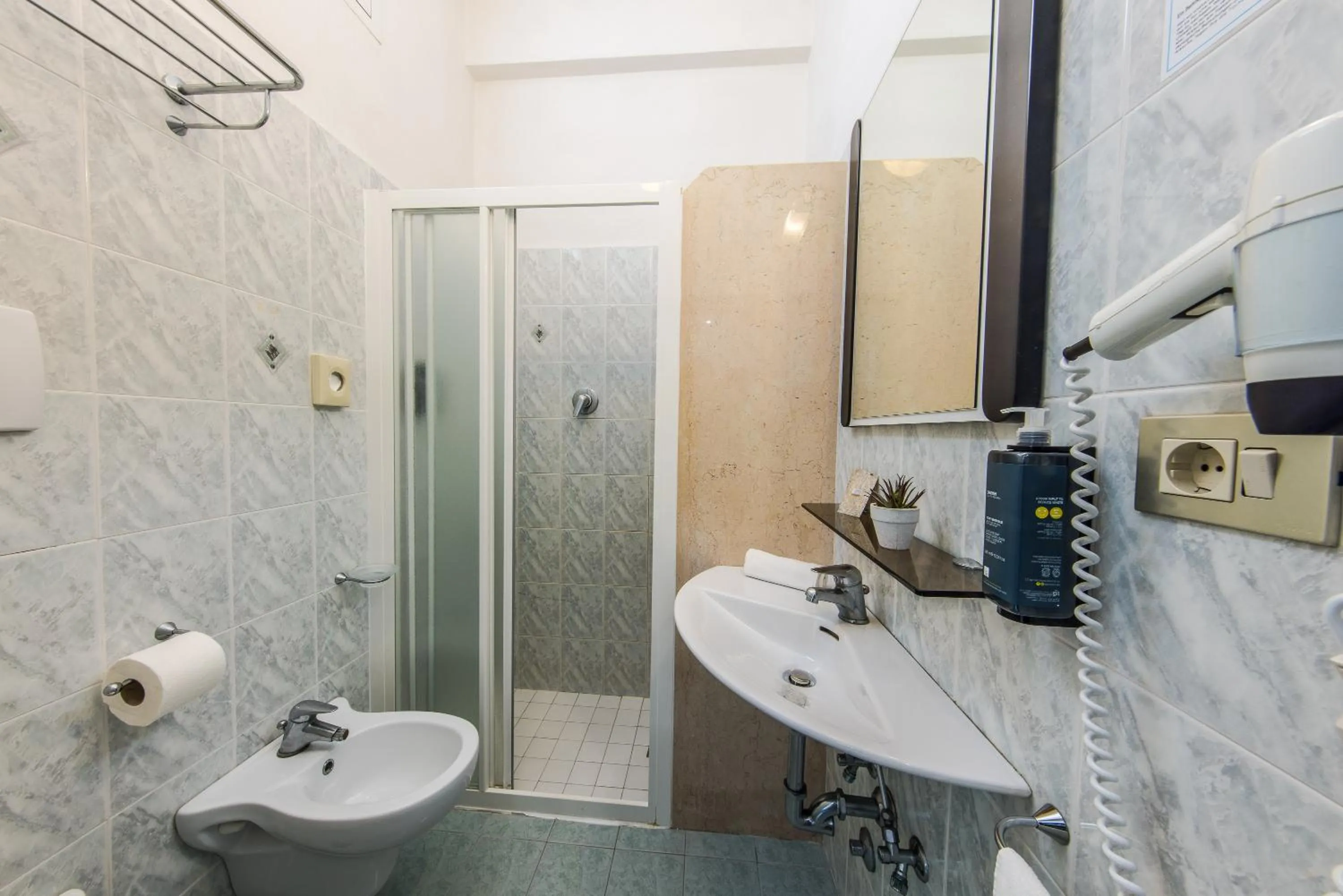 Bathroom in Hotel Stacchini