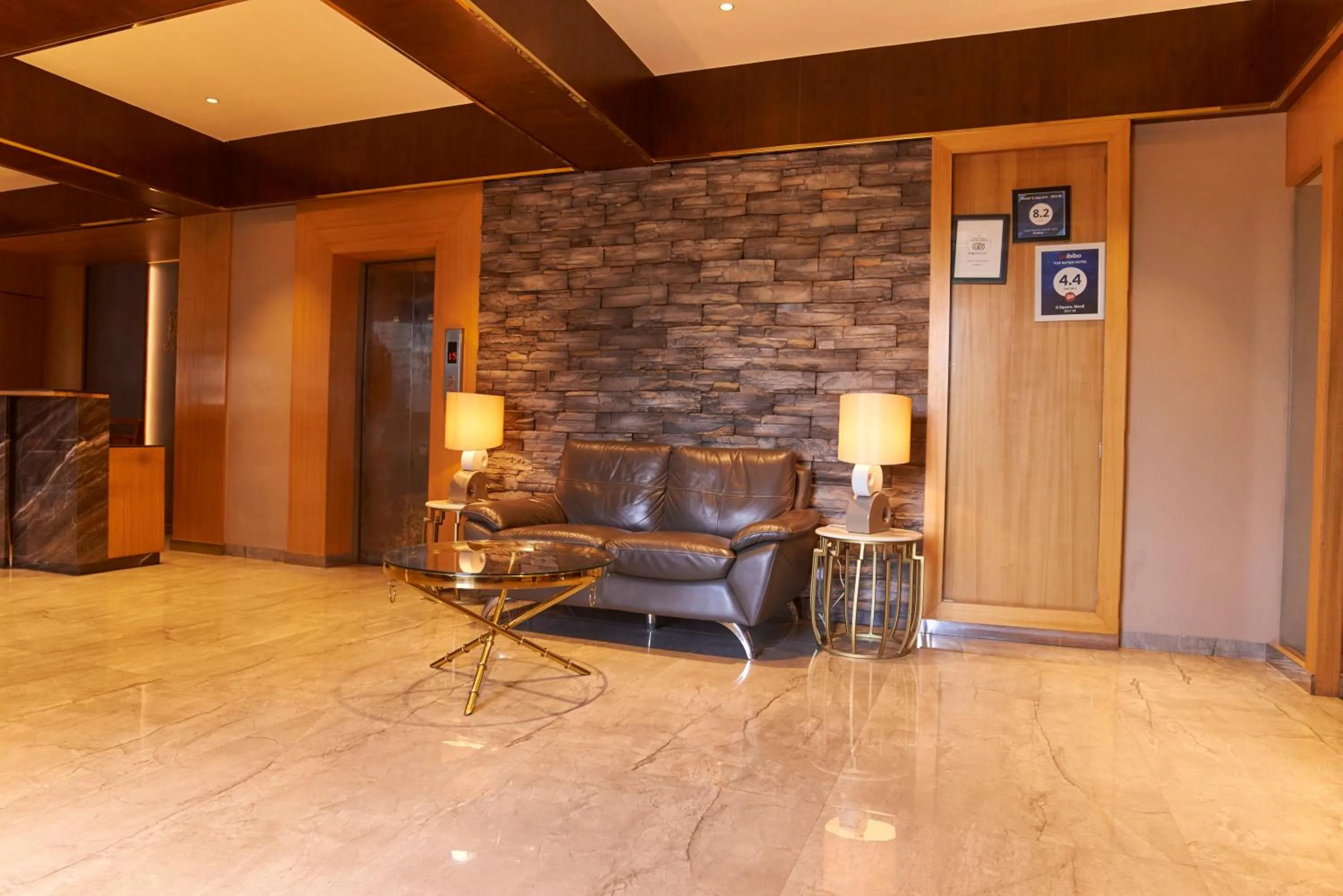 Lobby or reception in Hotel G-Square - Shirdi