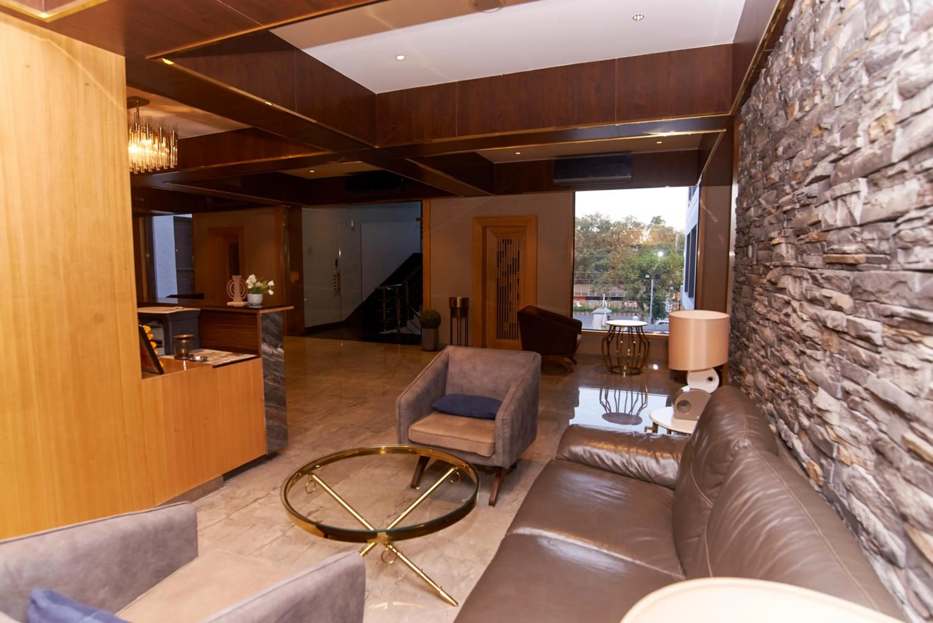 Lobby or reception in Hotel G-Square - Shirdi