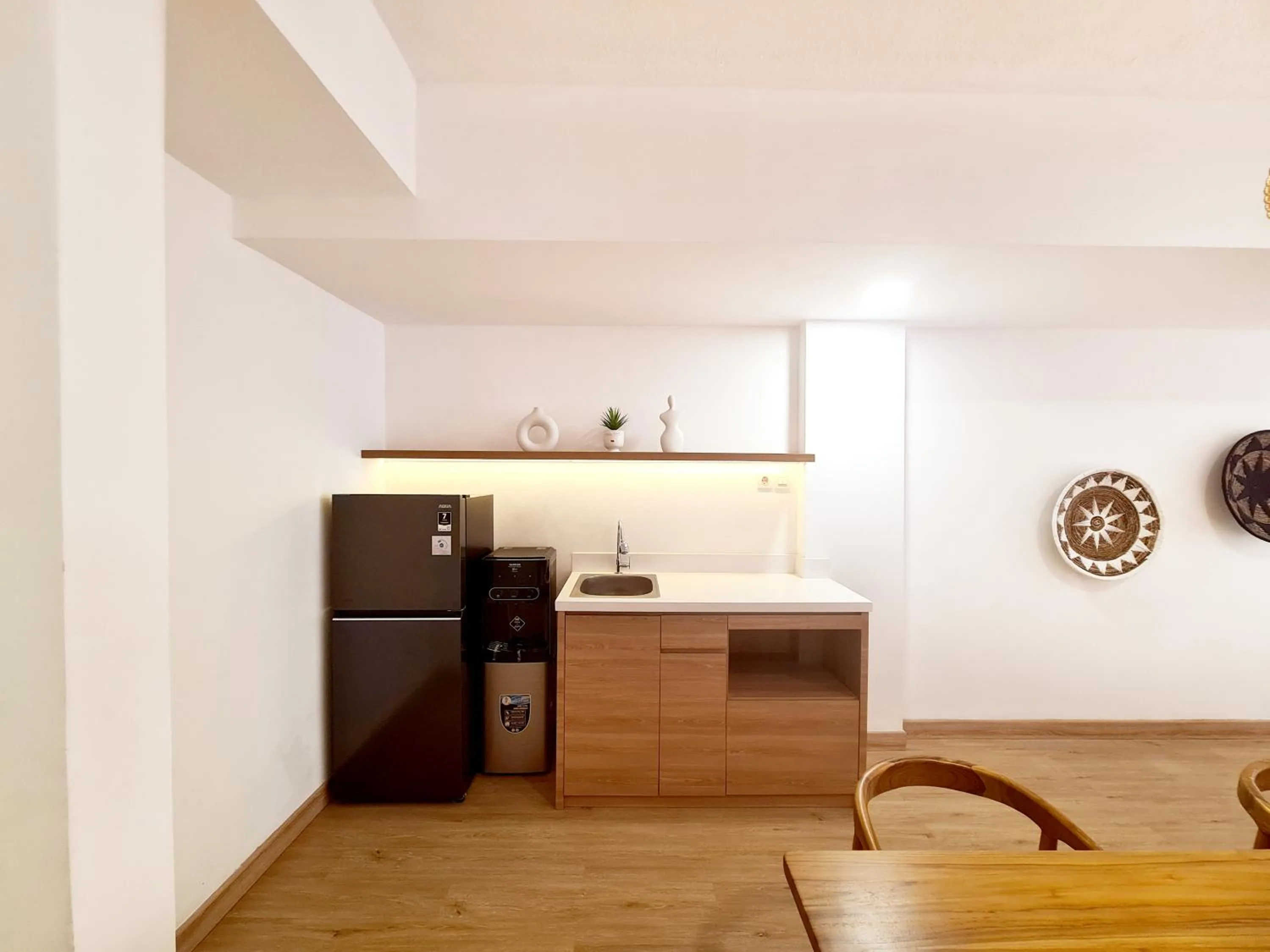 Kitchen or kitchenette in Ocean Beach Villas - Carita Kondominium