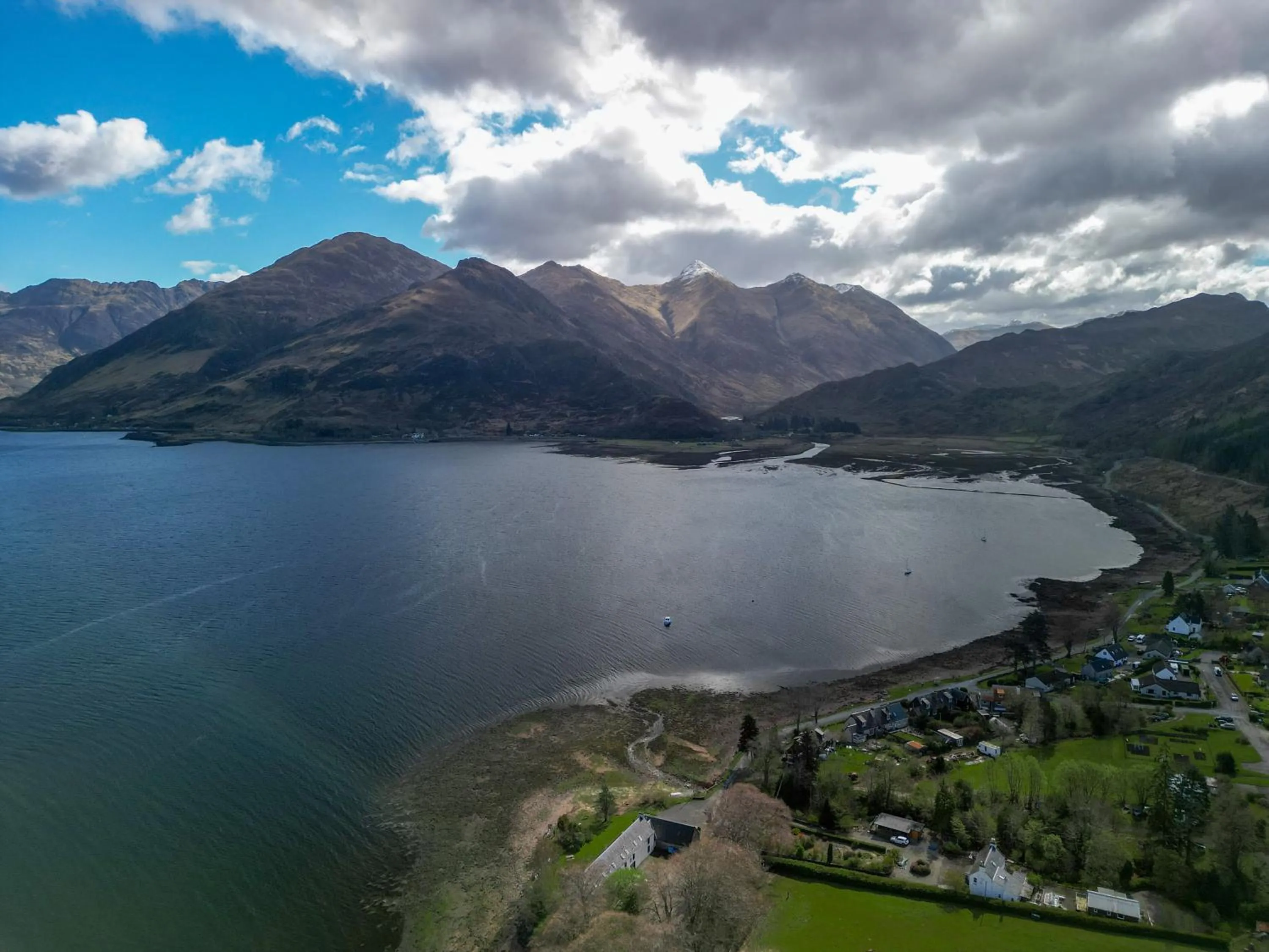 Bird's eye view in Ratagan Youth Hostel