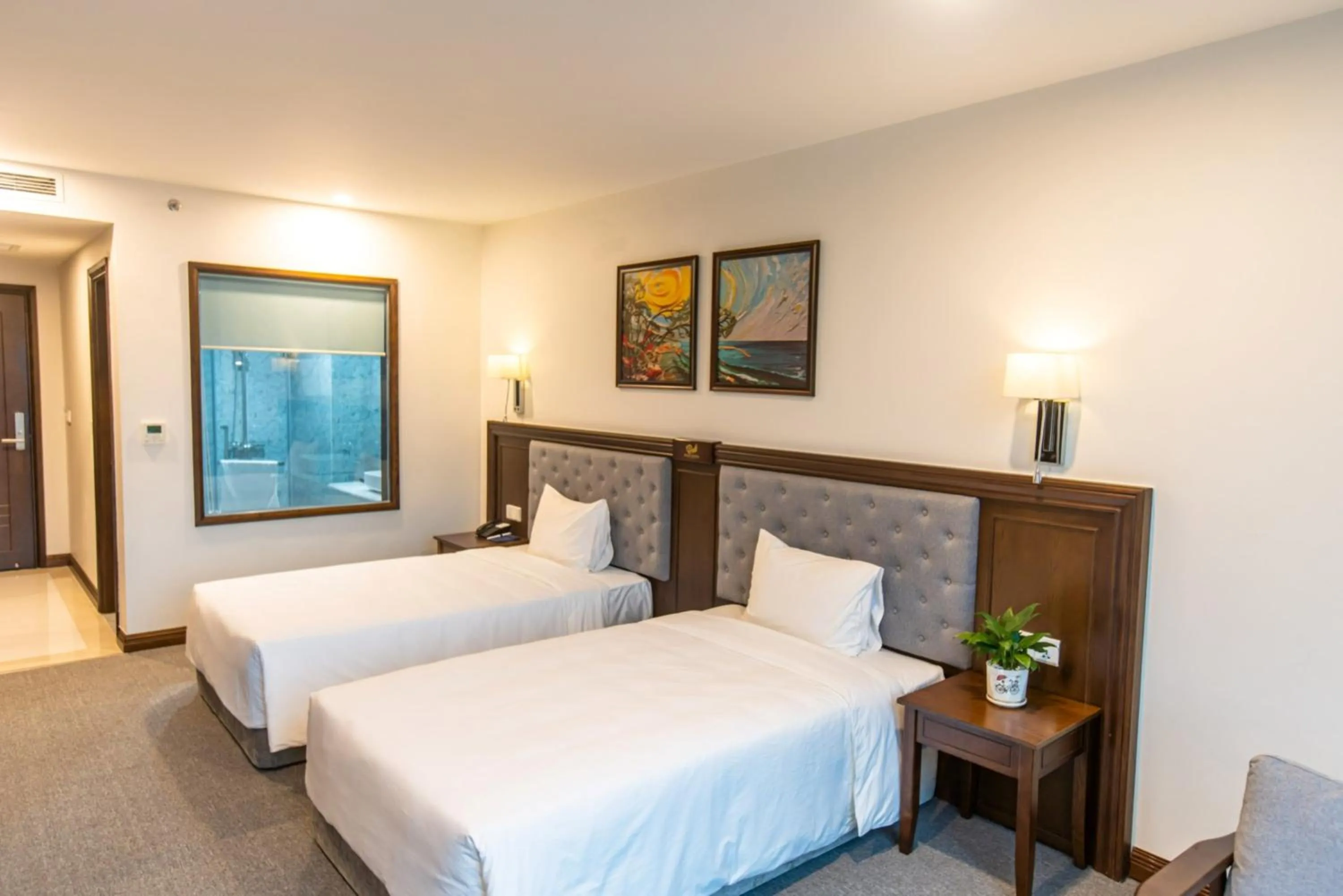 Bedroom, Bed in Peace Hotel Hạ Long