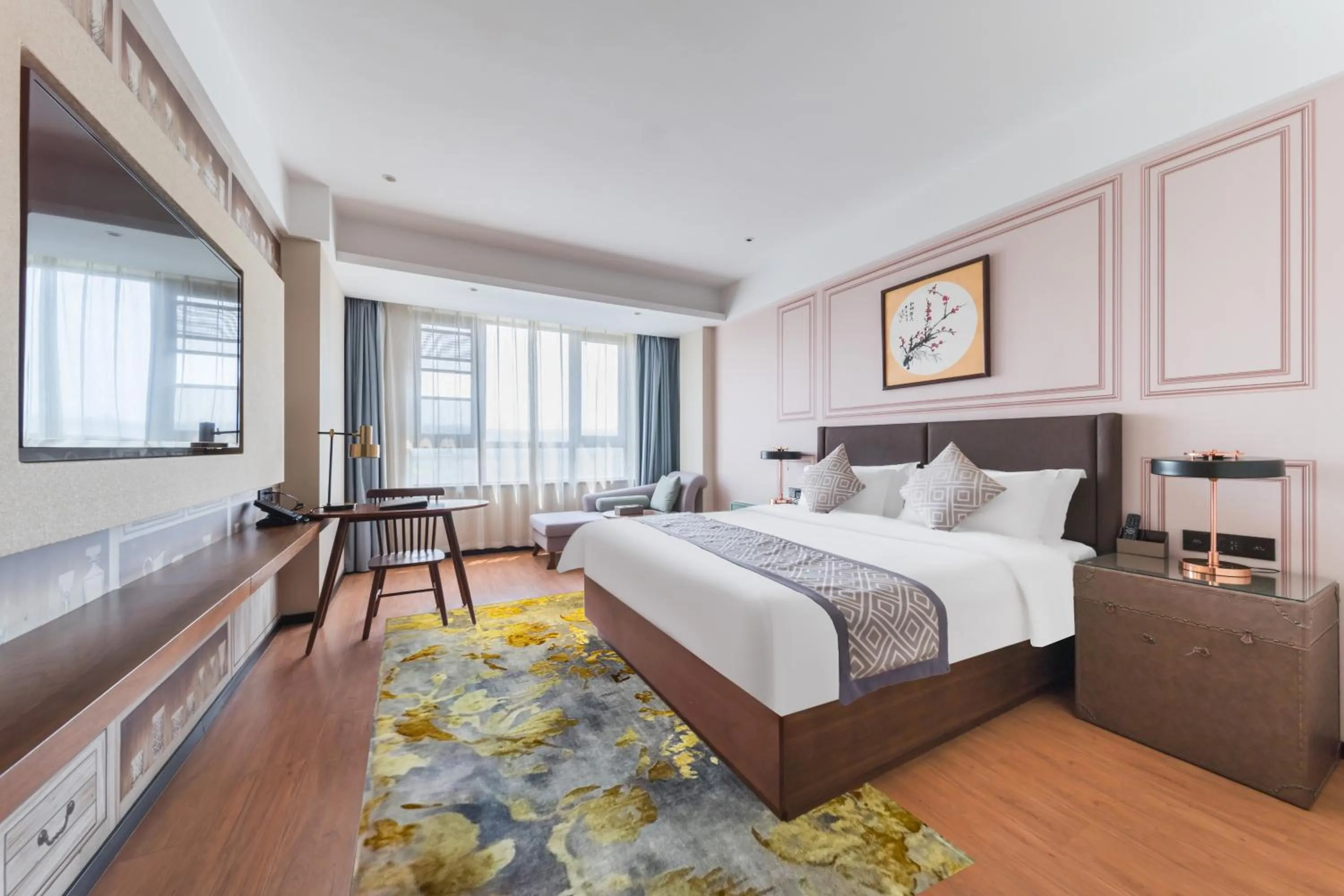 Photo of the whole room in GeMei Hotel Luoyang Longmen High-speed Railway Station