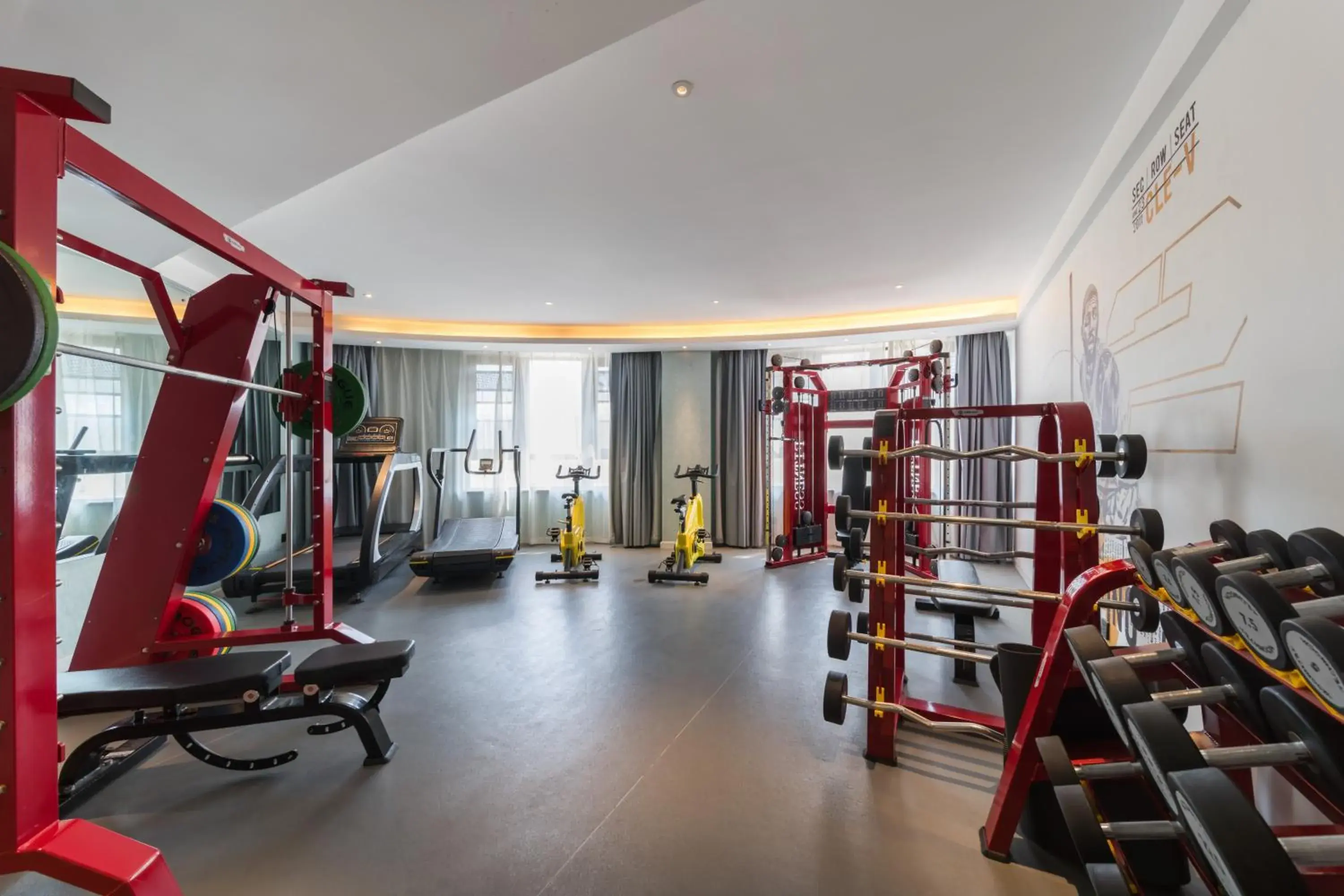 Fitness centre/facilities in GeMei Hotel Luoyang Longmen High-speed Railway Station Fitness centre/facilities in GeMei Hotel Luoyang Longmen High-speed Railway Station