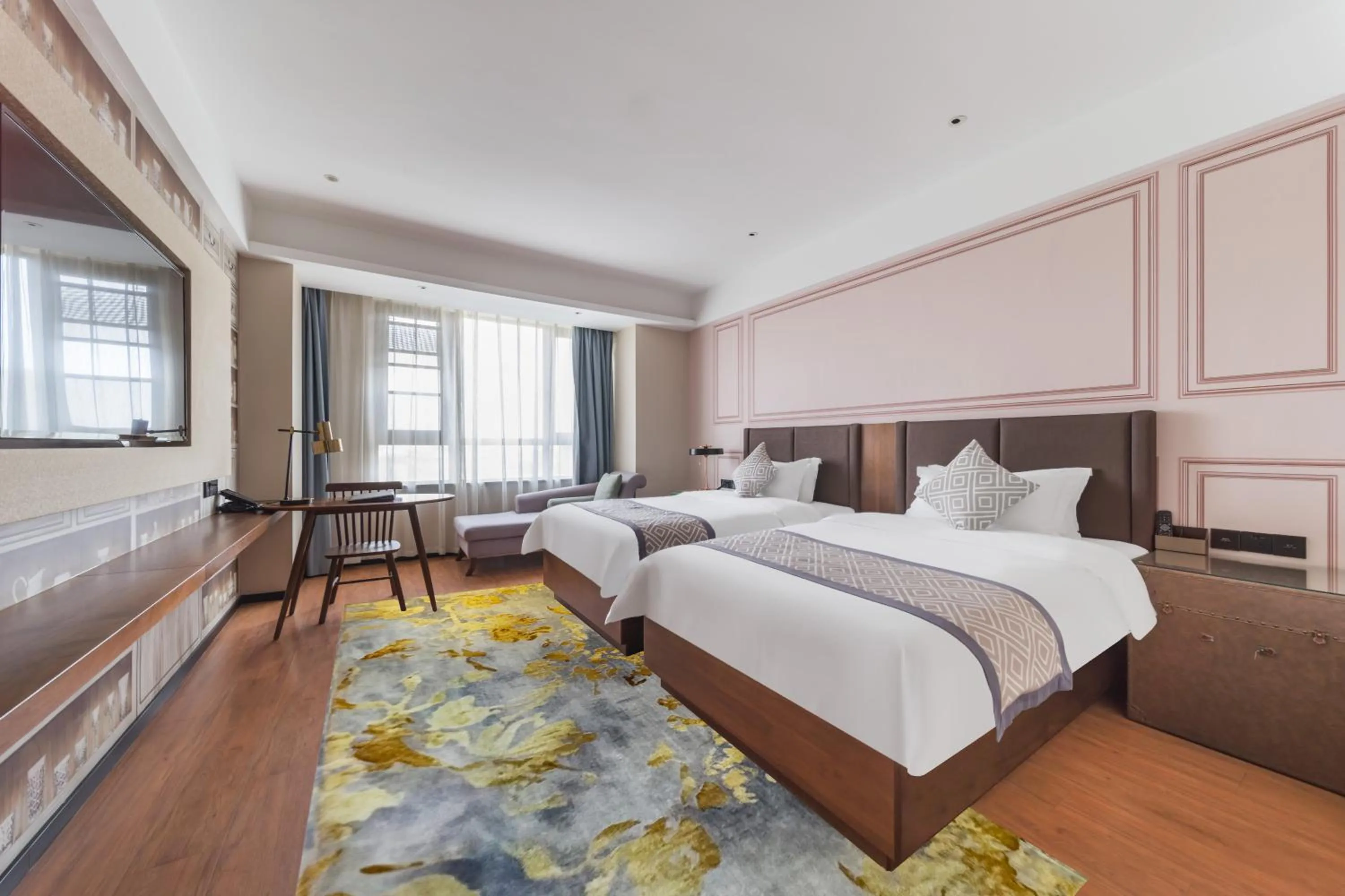 Photo of the whole room in GeMei Hotel Luoyang Longmen High-speed Railway Station