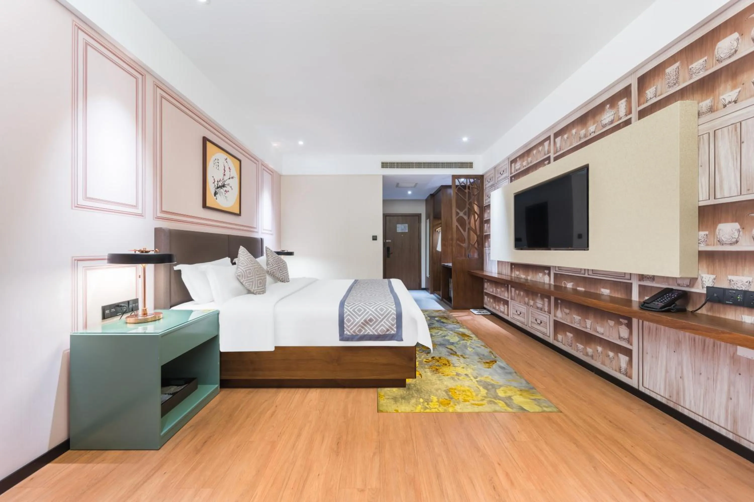 Photo of the whole room in GeMei Hotel Luoyang Longmen High-speed Railway Station