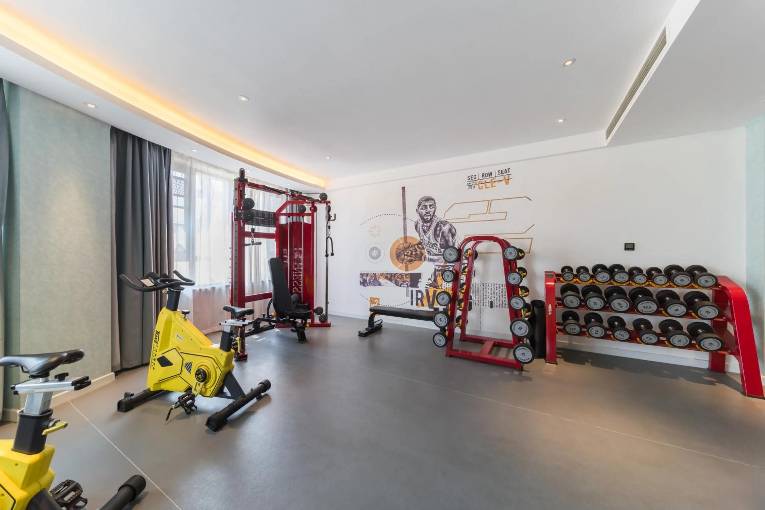 Fitness centre/facilities in GeMei Hotel Luoyang Longmen High-speed Railway Station