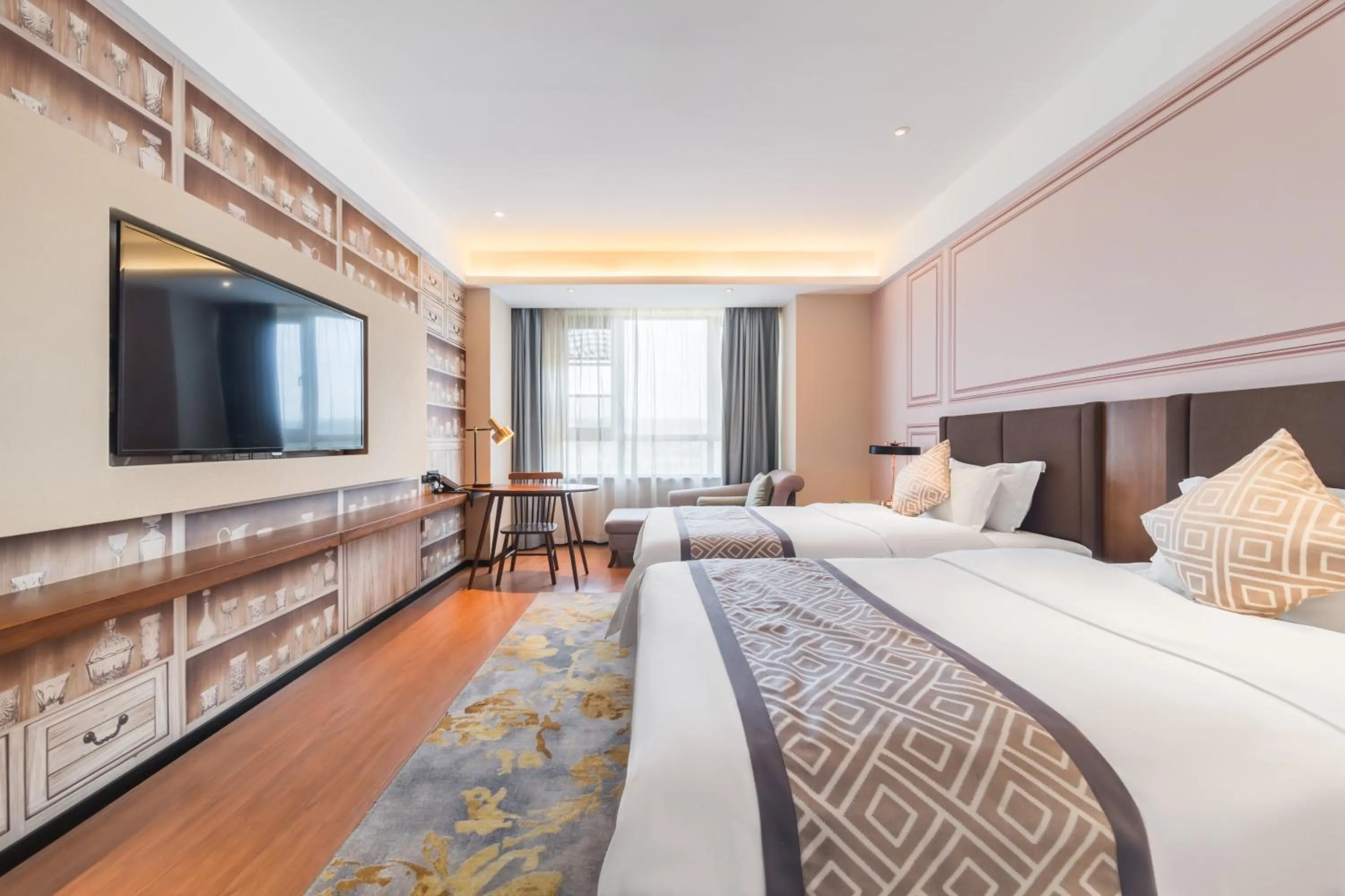 Photo of the whole room in GeMei Hotel Luoyang Longmen High-speed Railway Station