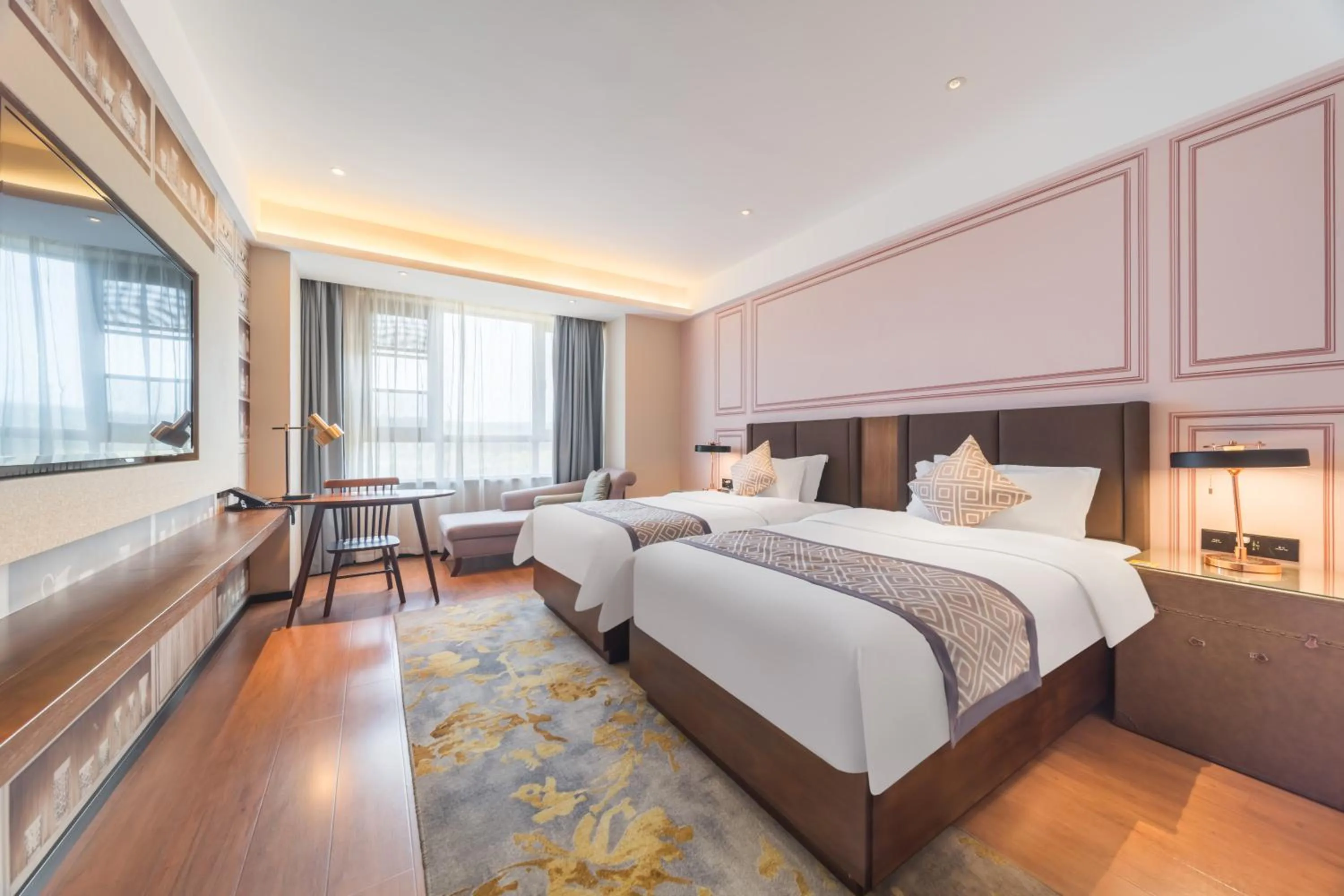 Photo of the whole room in GeMei Hotel Luoyang Longmen High-speed Railway Station