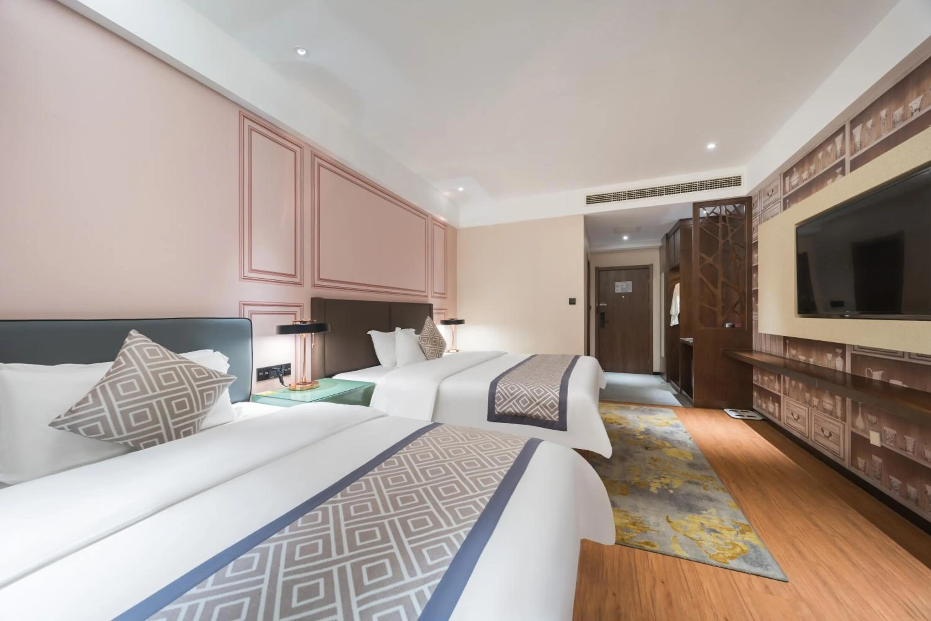 Seating area in GeMei Hotel Luoyang Longmen High-speed Railway Station