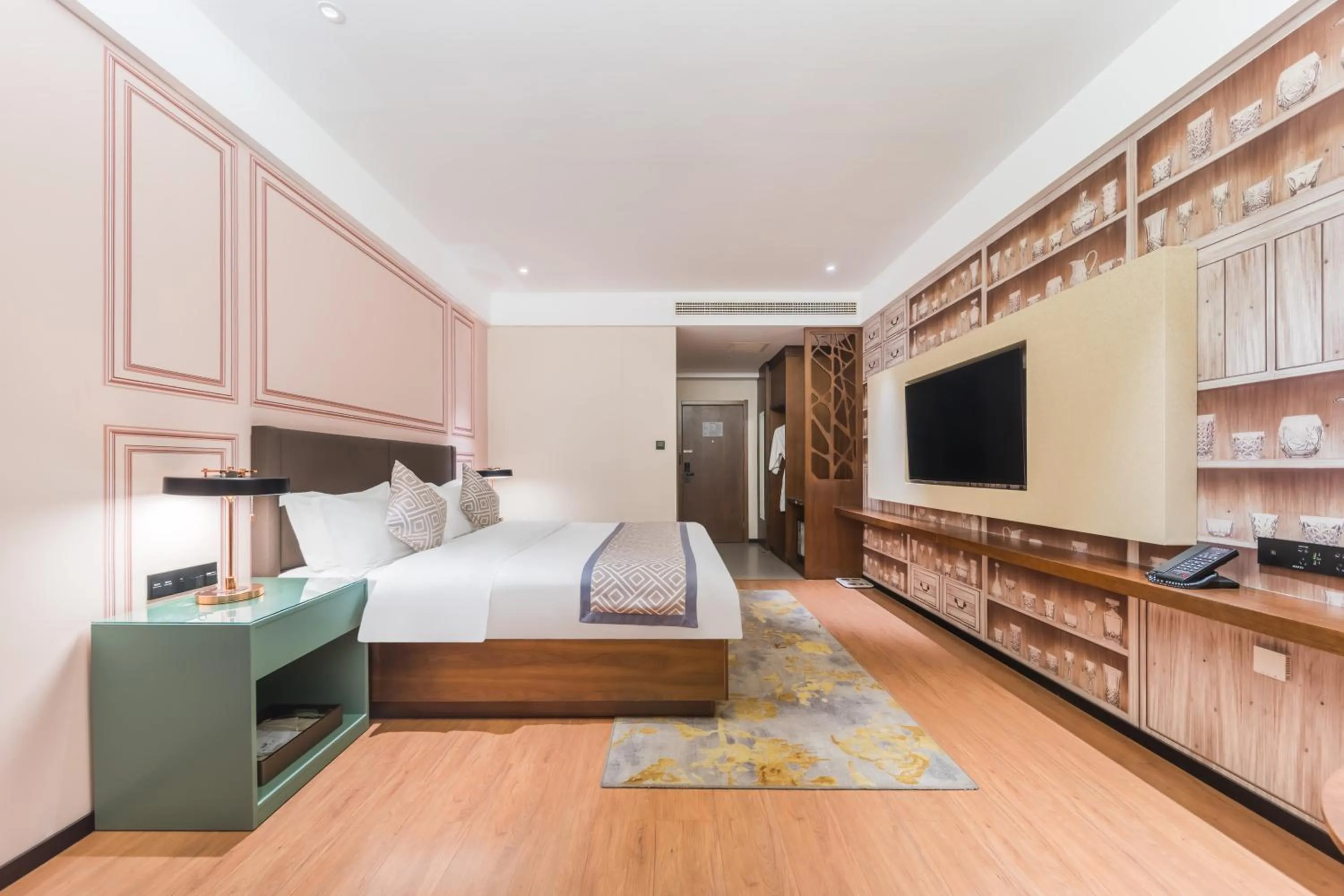 Photo of the whole room in GeMei Hotel Luoyang Longmen High-speed Railway Station