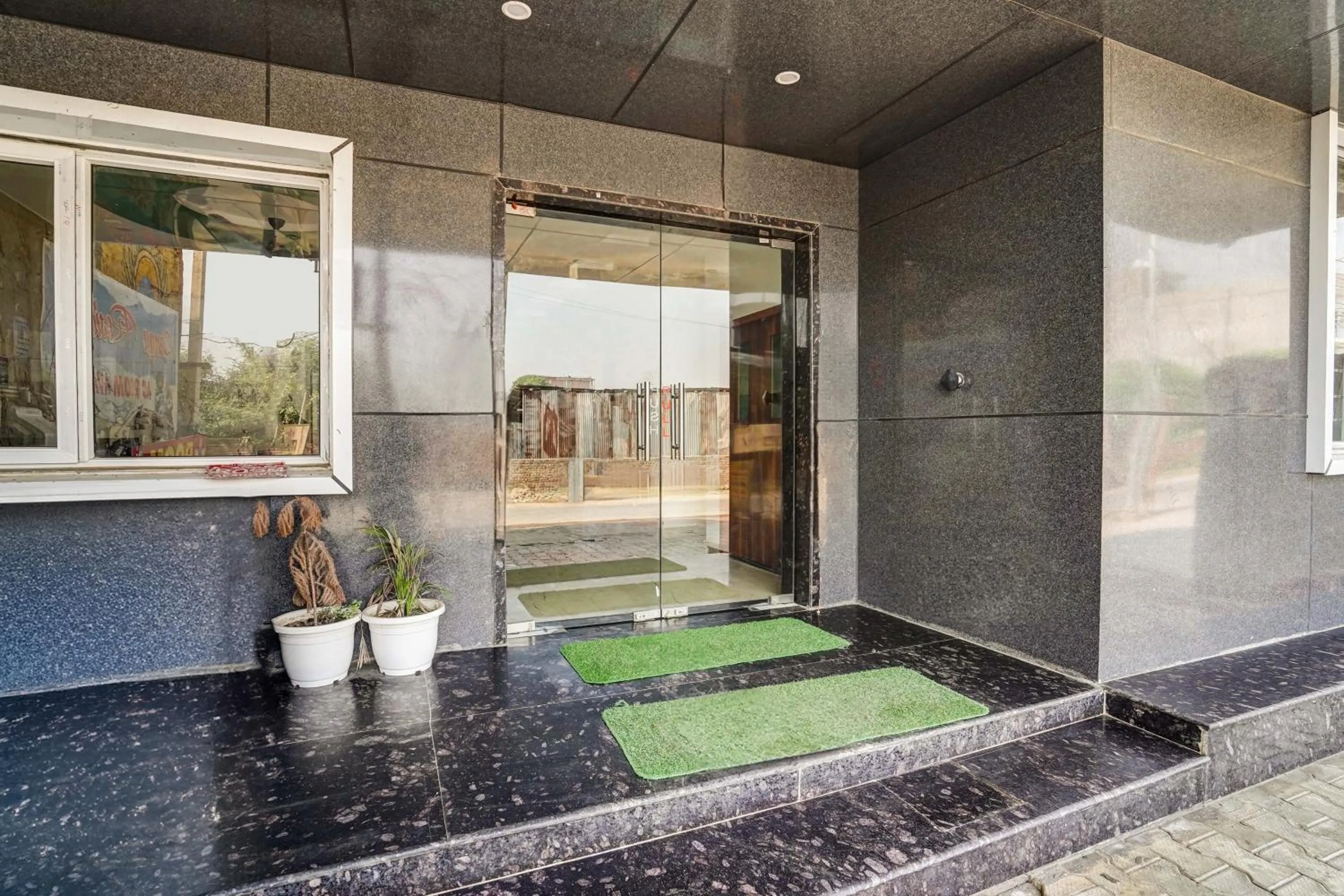 Facade/entrance in Hotel O Sunrakh Road Vrindavan Formerly Ganga Residency