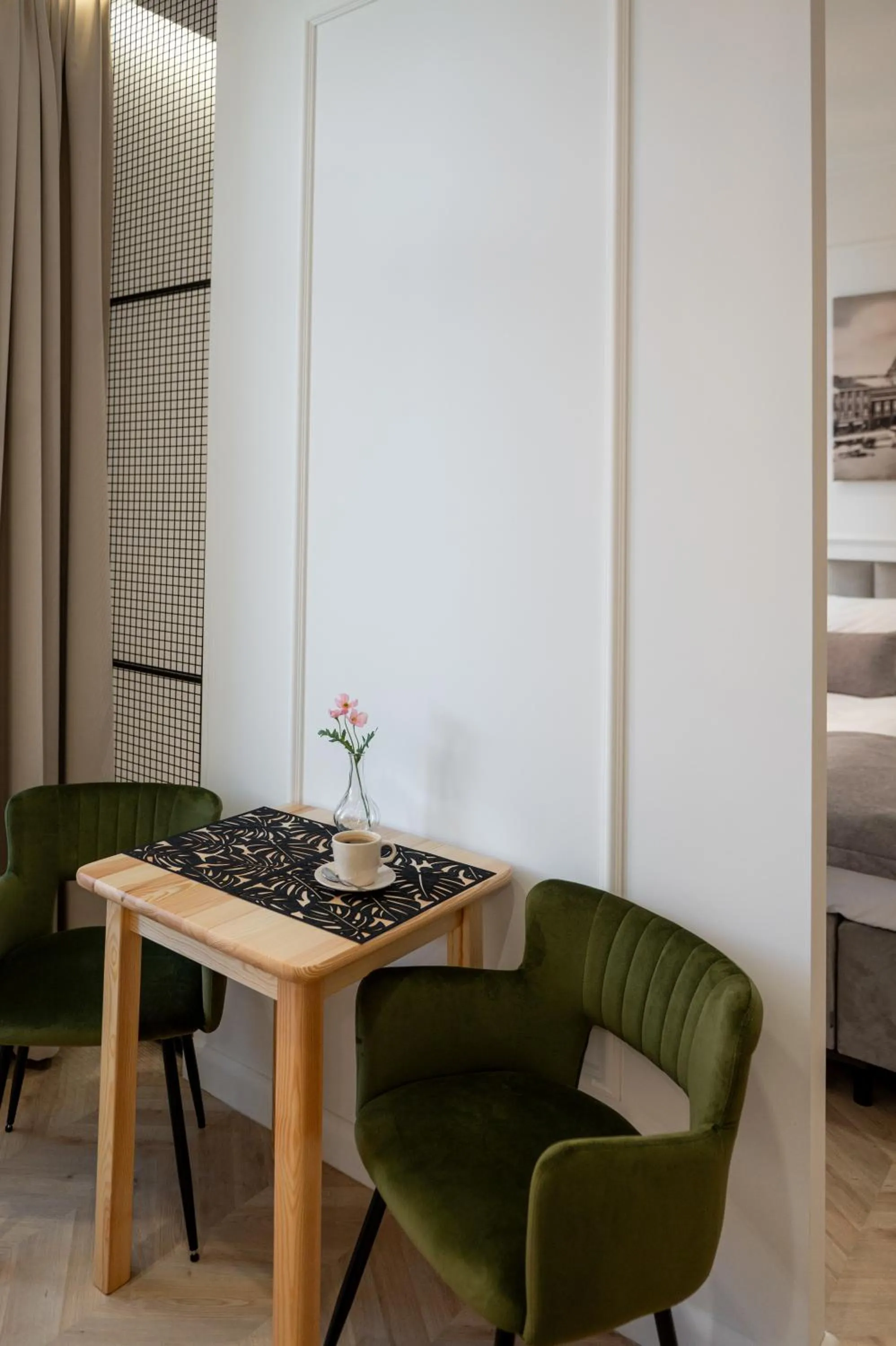 Bed in Stara Drukarnia Aparthotel