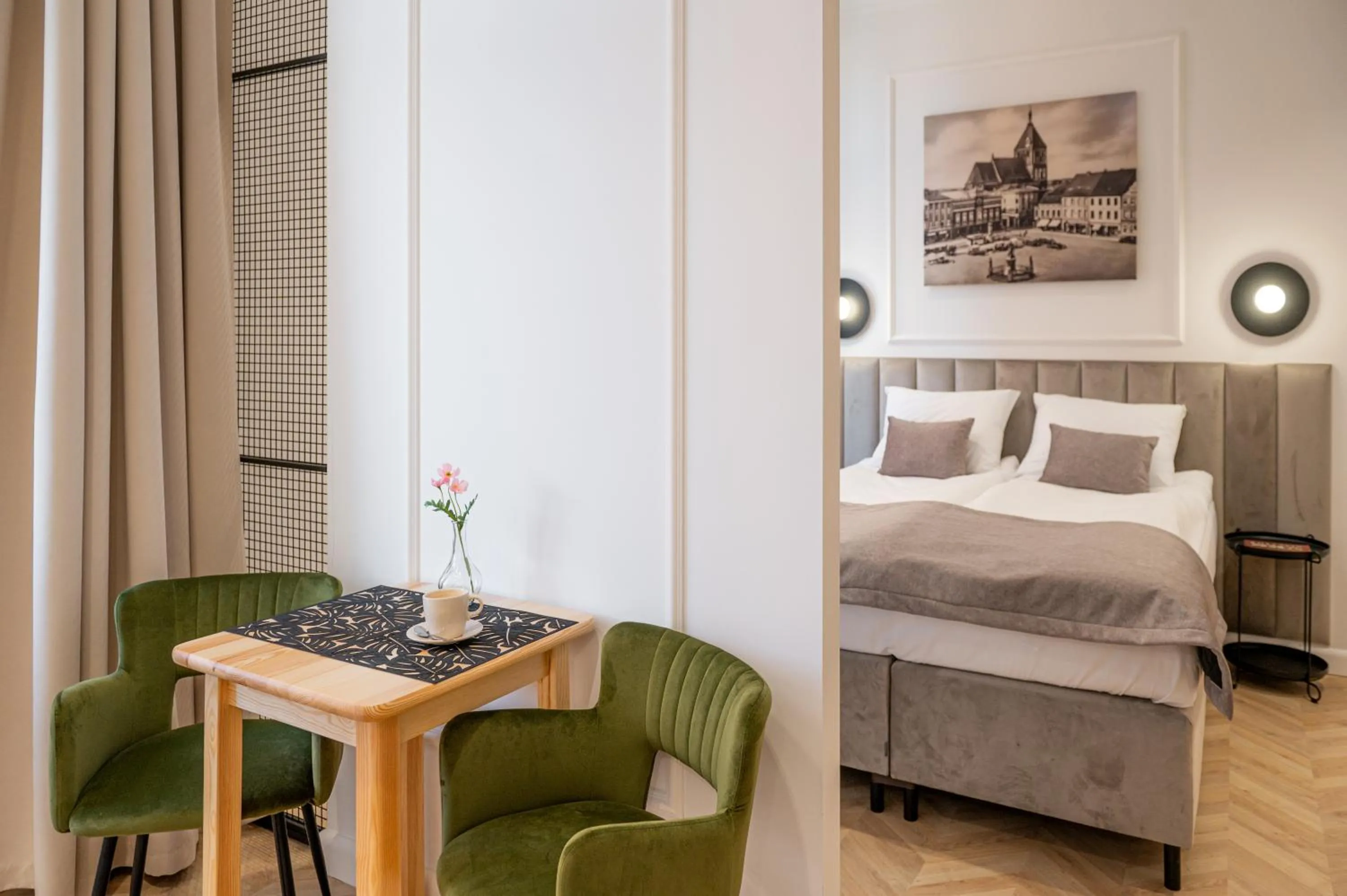 TV and multimedia, Bed in Stara Drukarnia Aparthotel