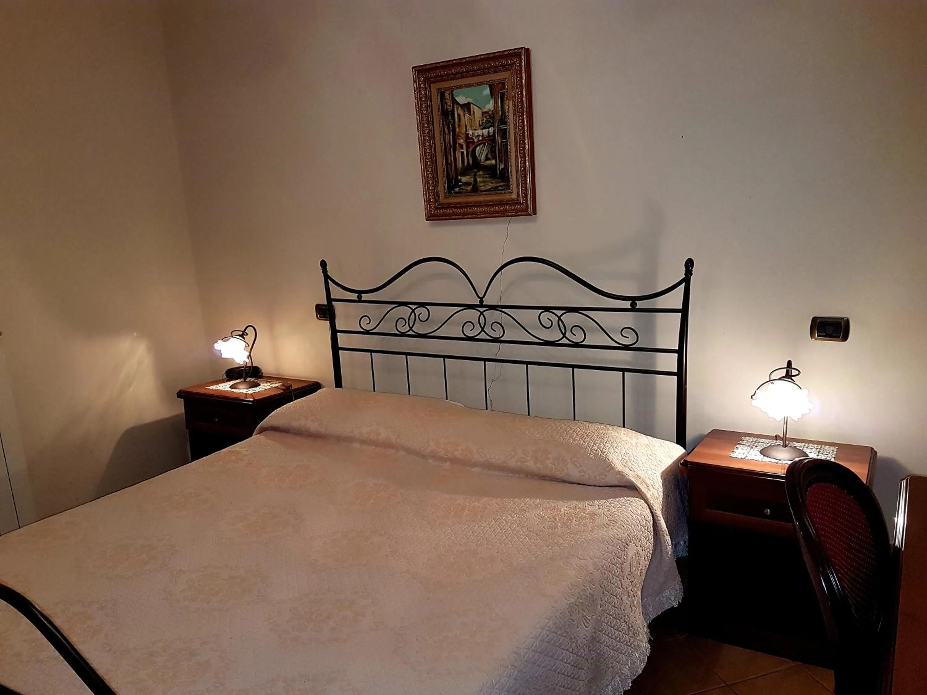 Bed in Hotel Scalinatella