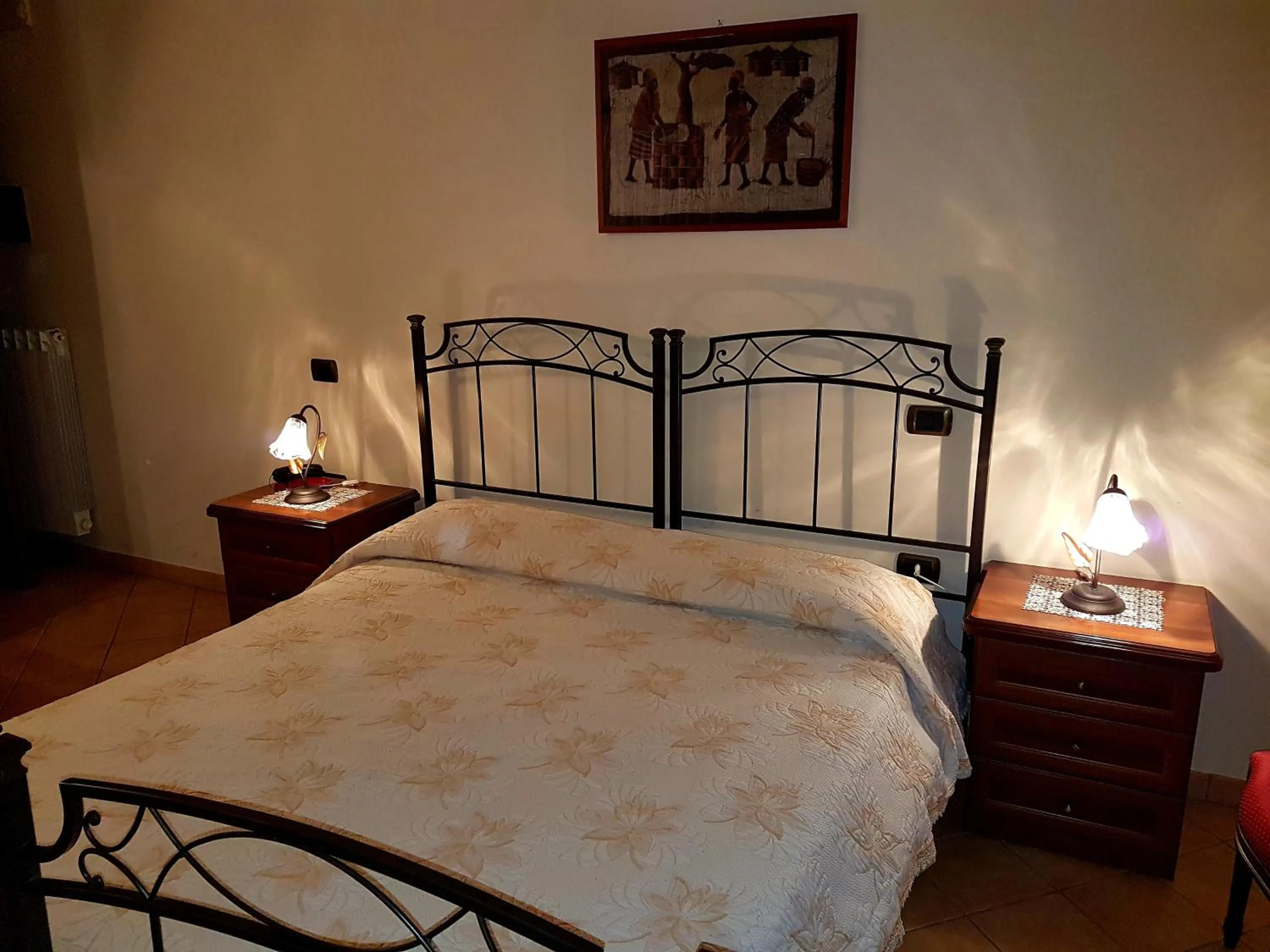 Bed in Hotel Scalinatella