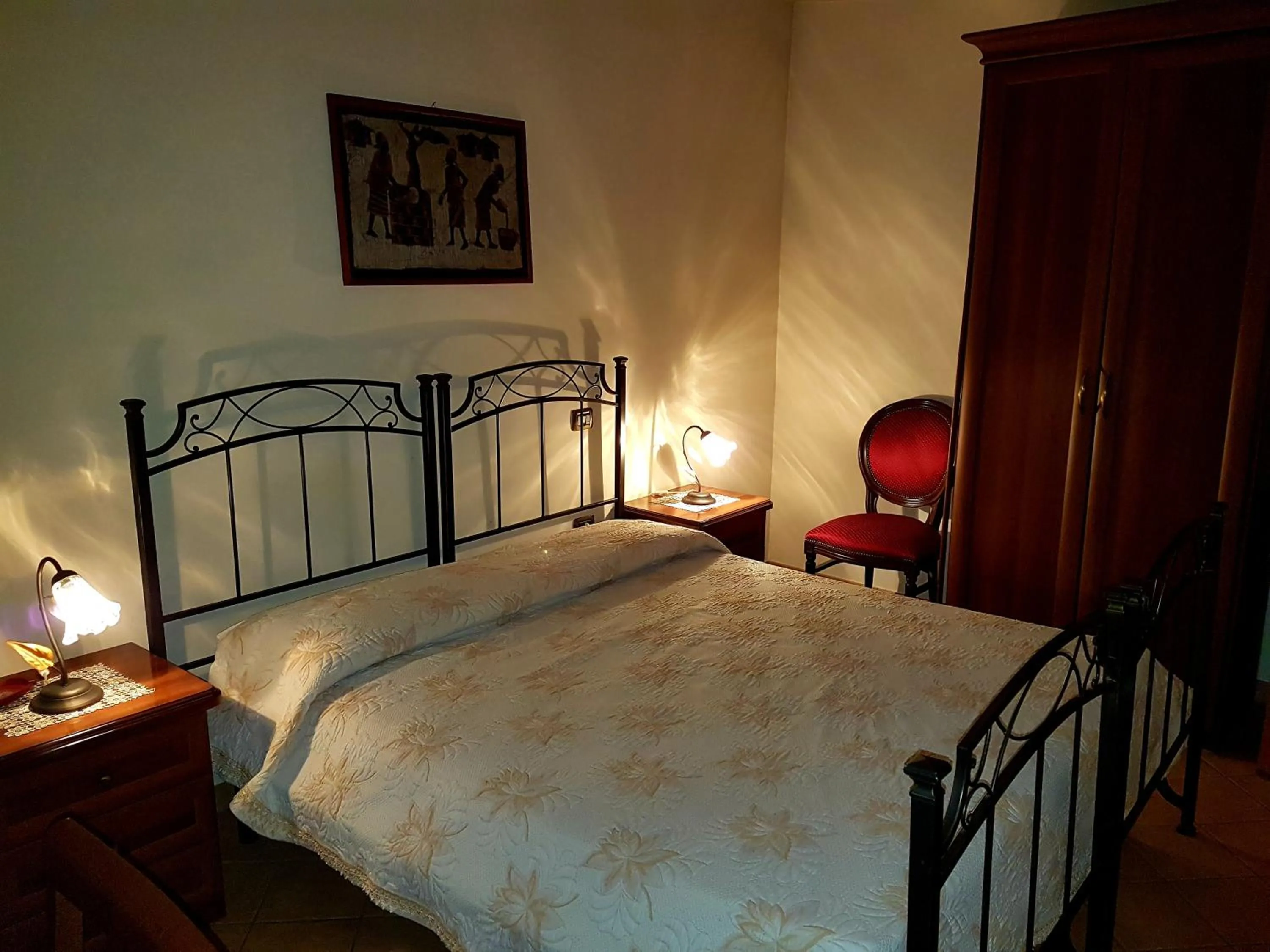 Bed in Hotel Scalinatella