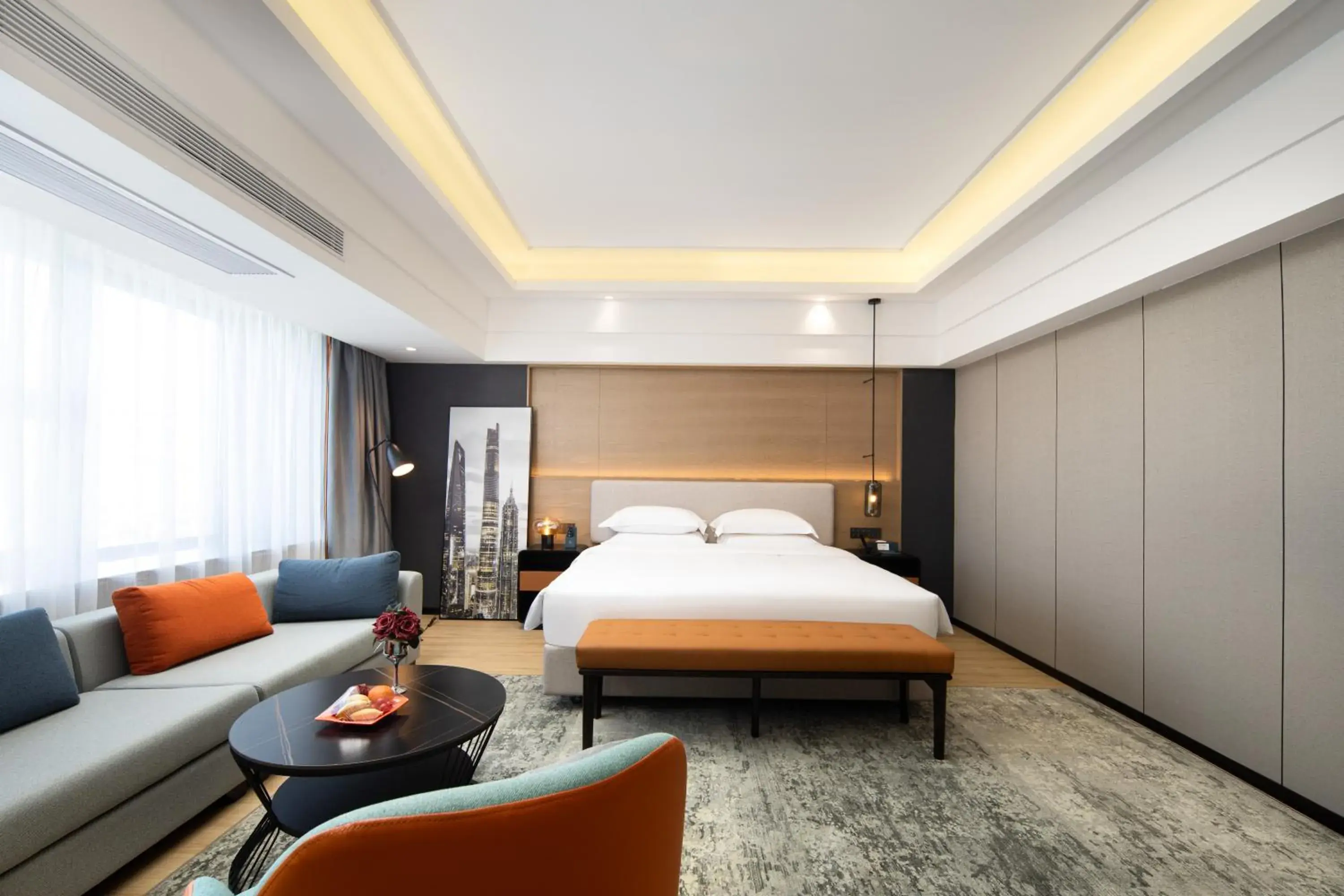 Bed in La Quinta by Wyndham Qionghai Yinhai Bed in La Quinta by Wyndham Qionghai Yinhai