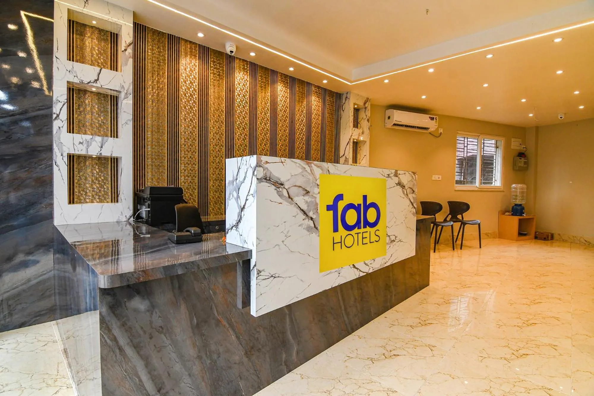 Lobby or reception in FabHotel JP - Nr Sataragachhi Railway Station