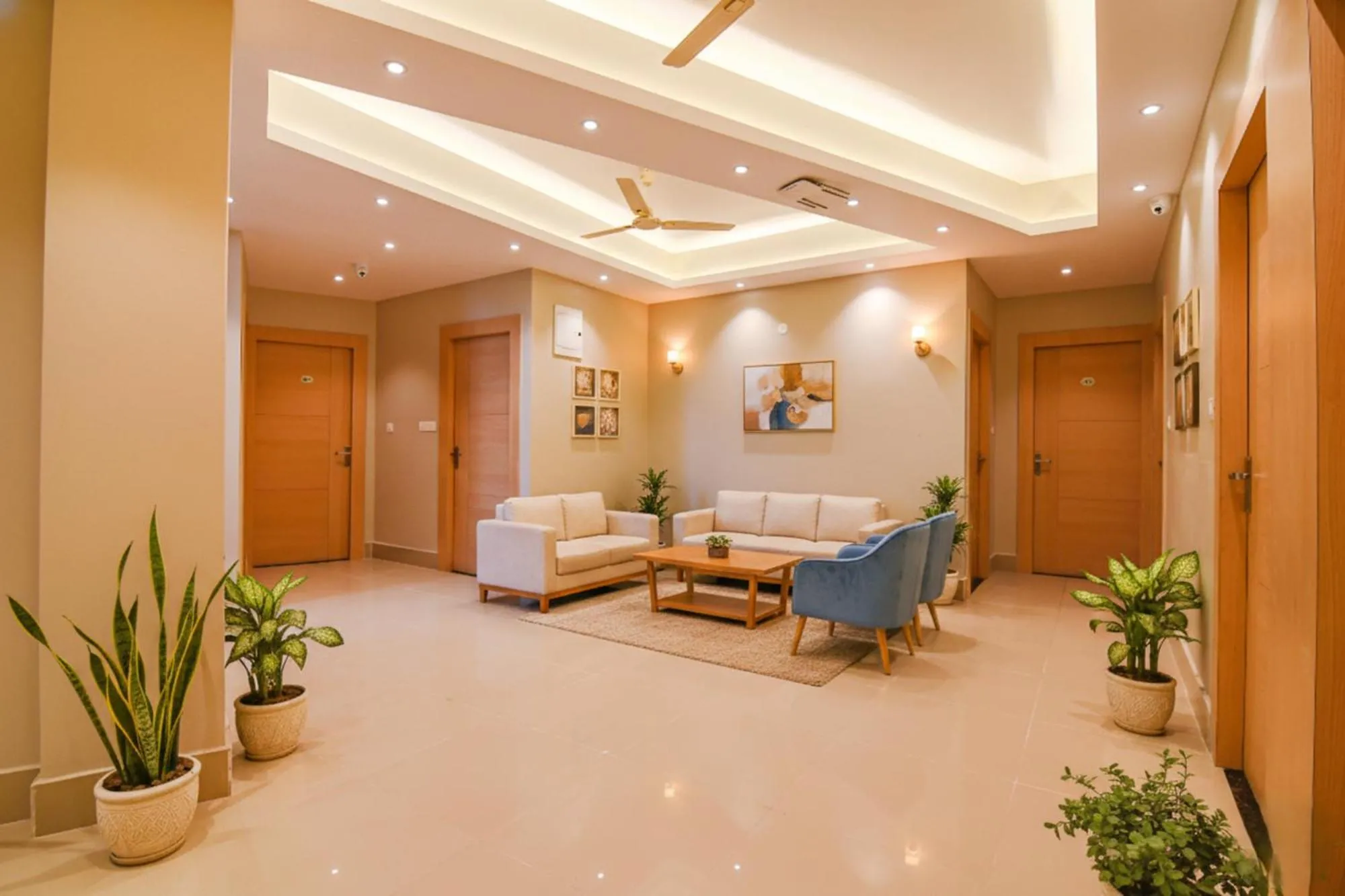 Seating area in FabHotel JP - Nr Sataragachhi Railway Station