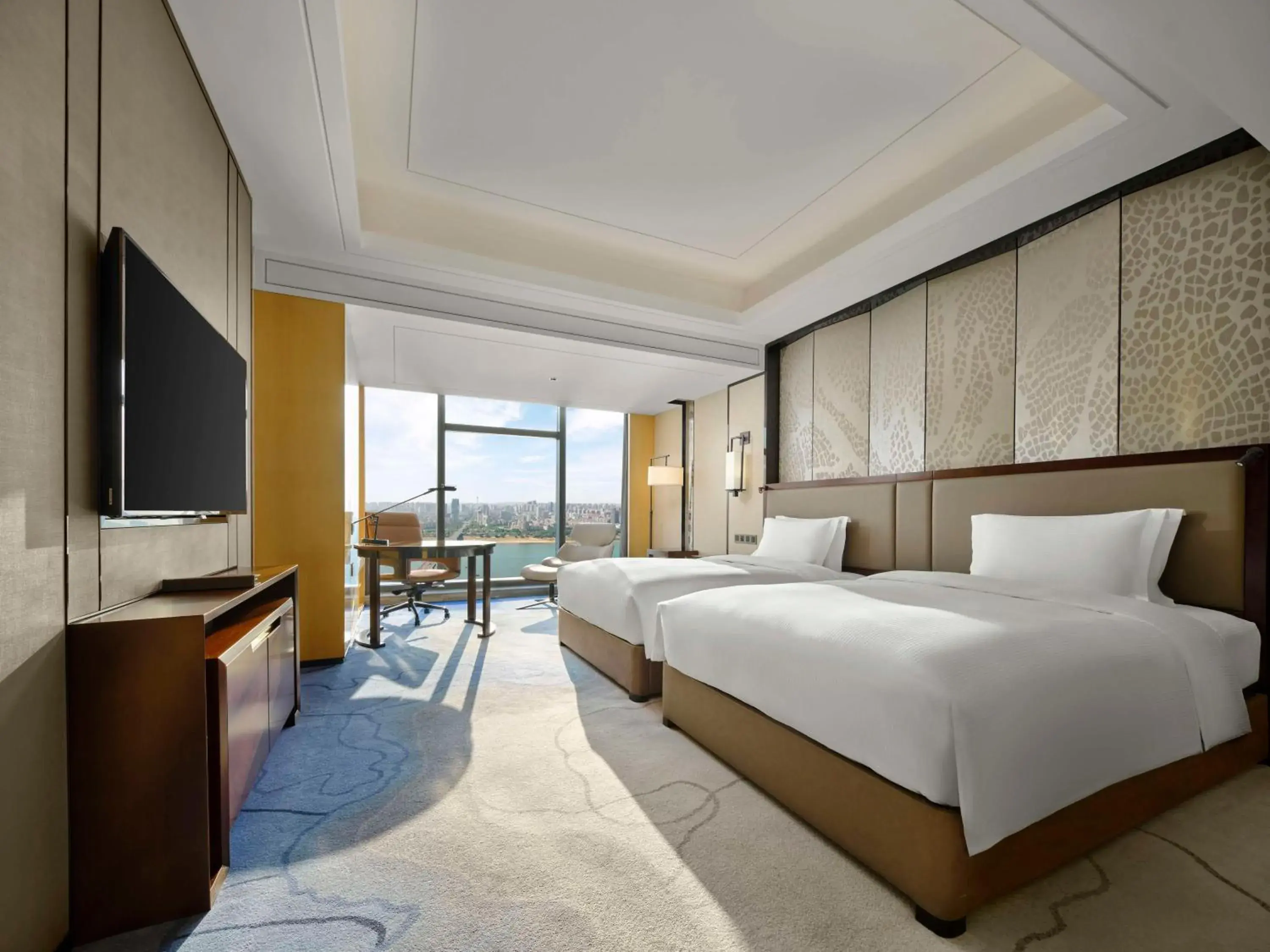 Bedroom, Bed in Hilton Zhuzhou Bedroom, Bed in Hilton Zhuzhou